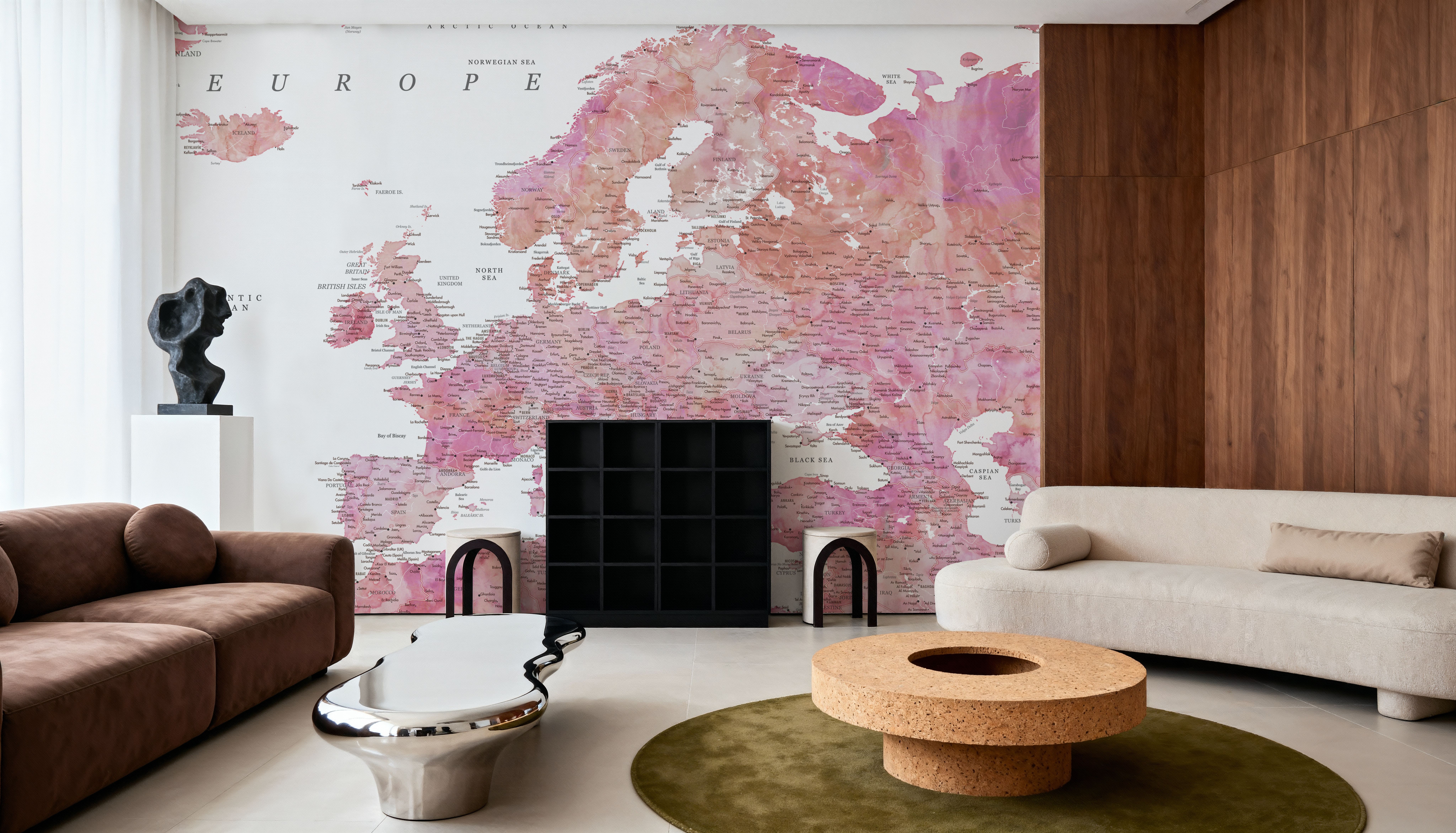 Europe Map Detailed - Tatiana