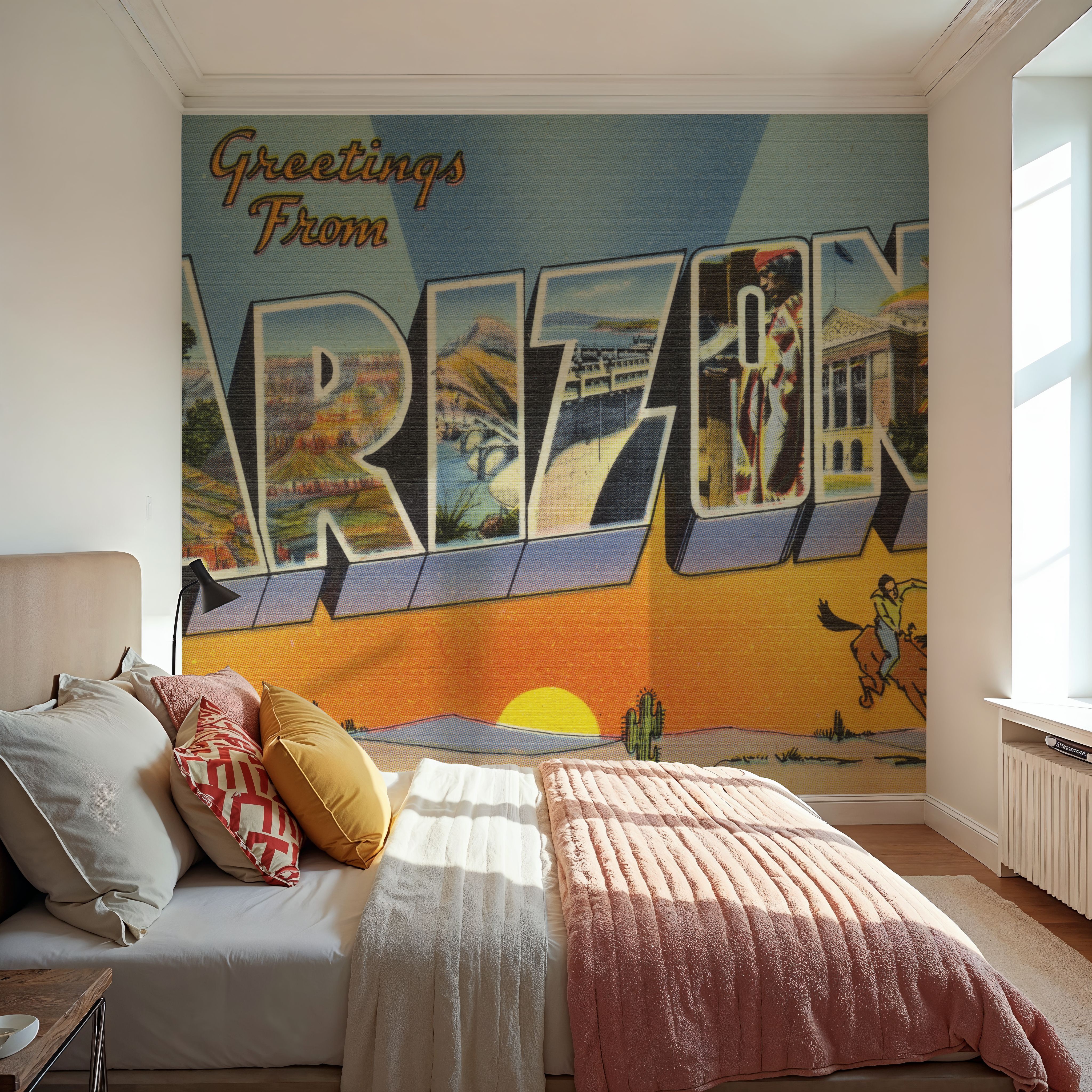 Greetings from Arizona - Screenprint Postcard