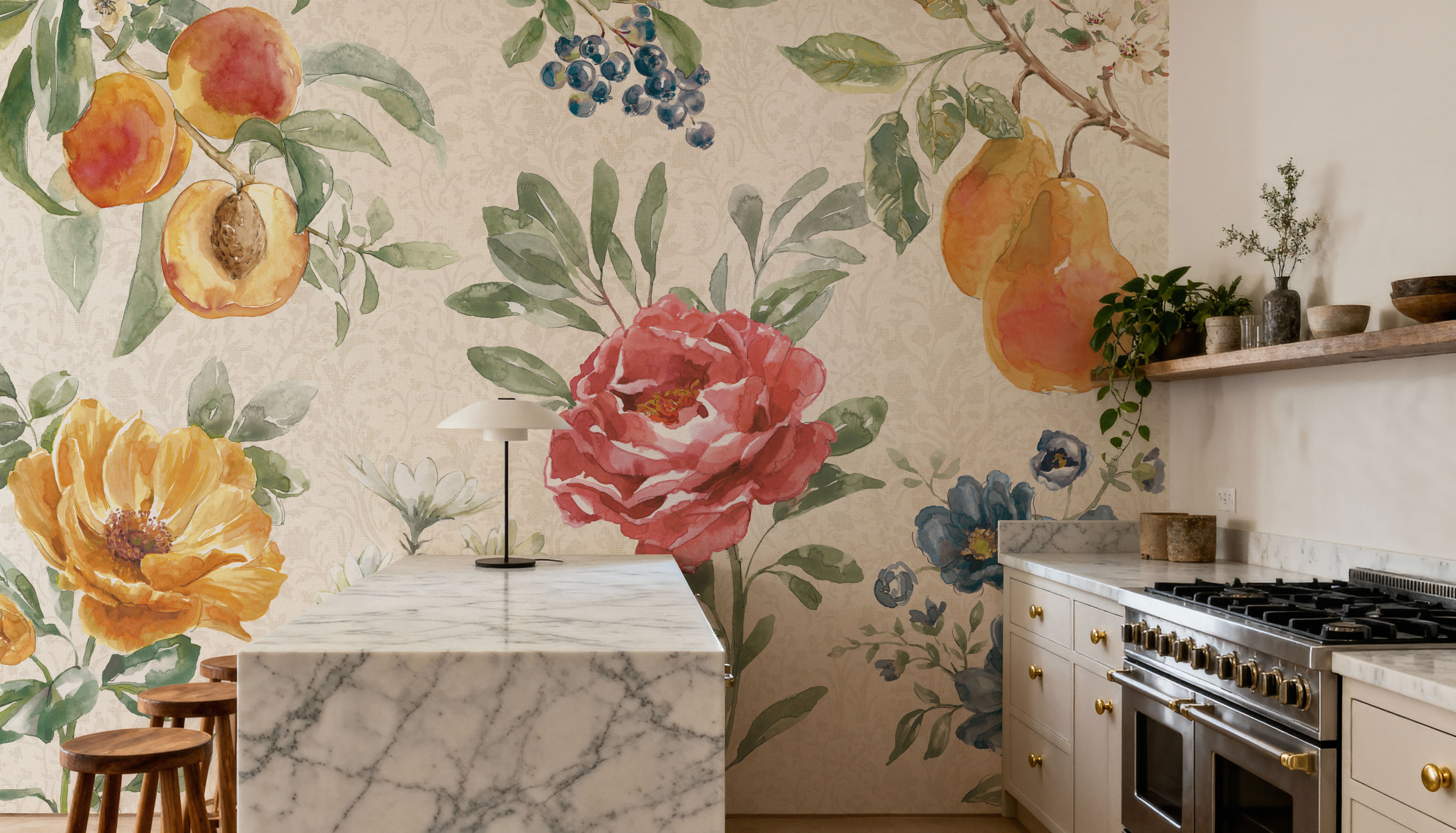 Floral Solitude White