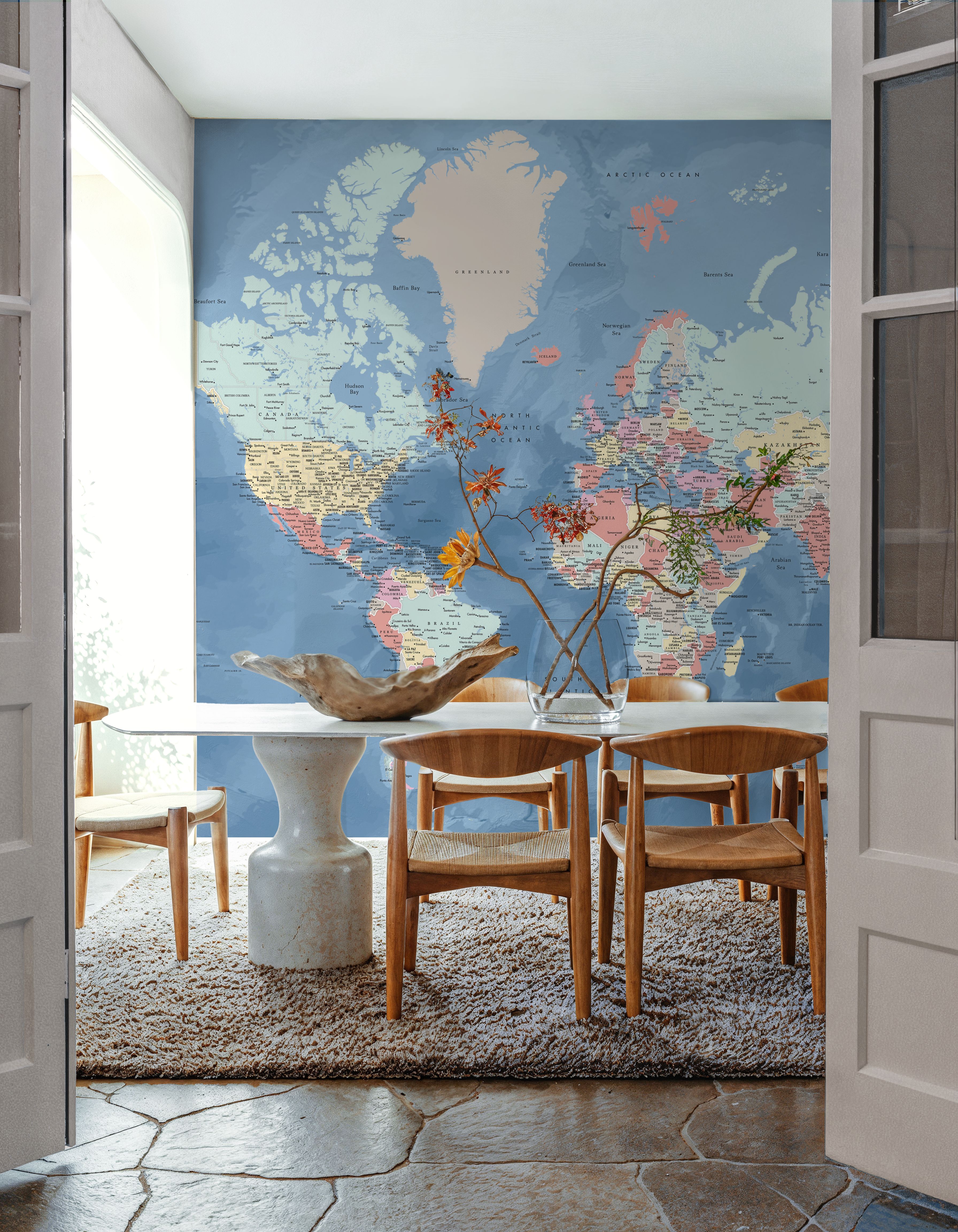 World Map Cities - Vickie
