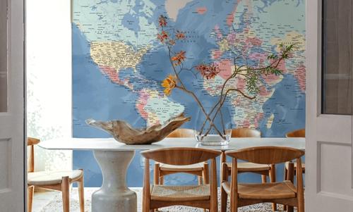 World Map Cities - Vickie