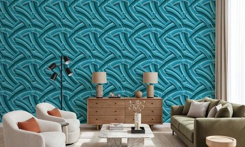 Grassy Waves, Teal