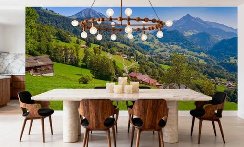 Alps at Ormont Dessus Switzerland