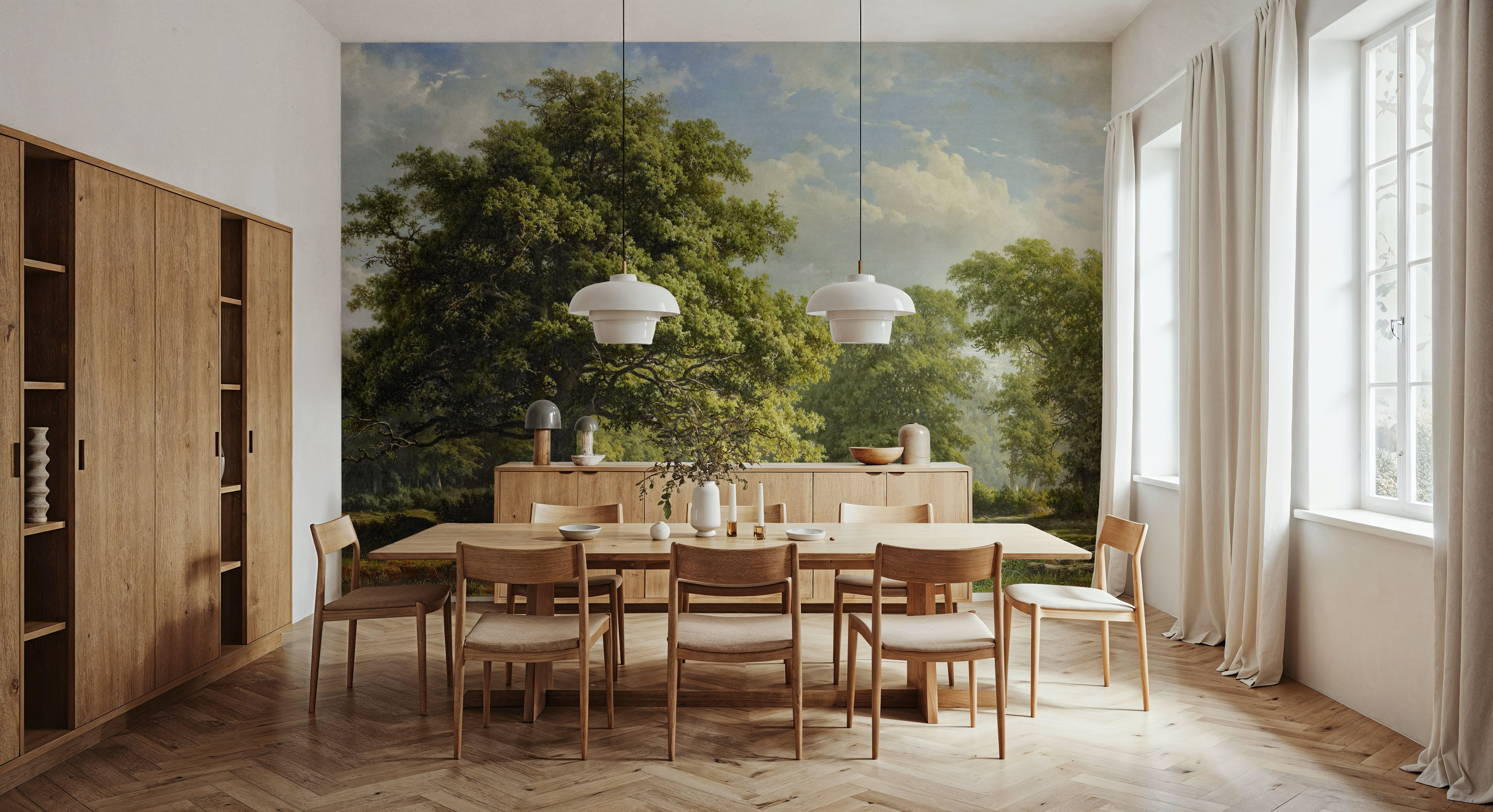 Painted Oak Landscape