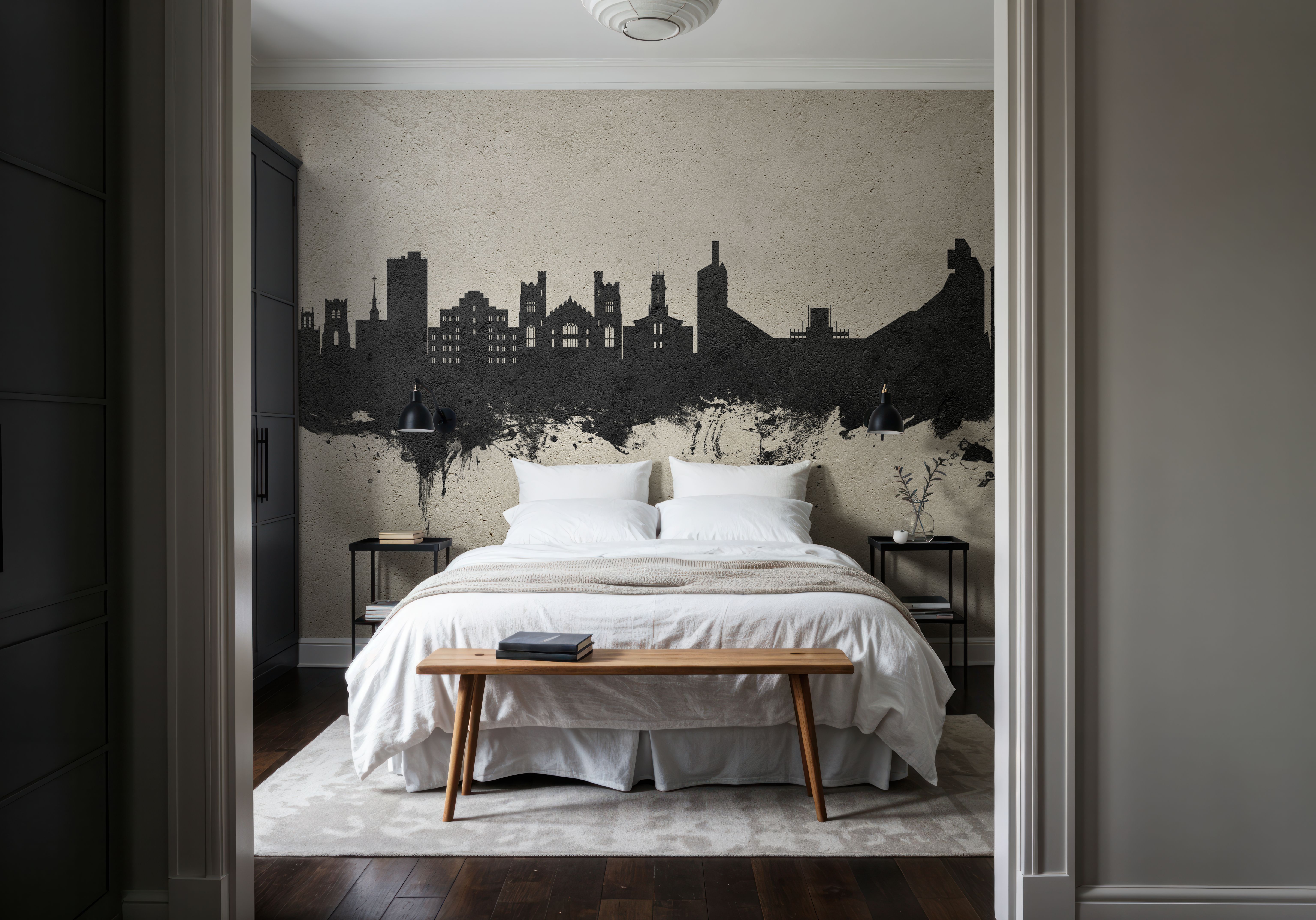 Boulder Colorado Skyline Concrete, Wallpaper