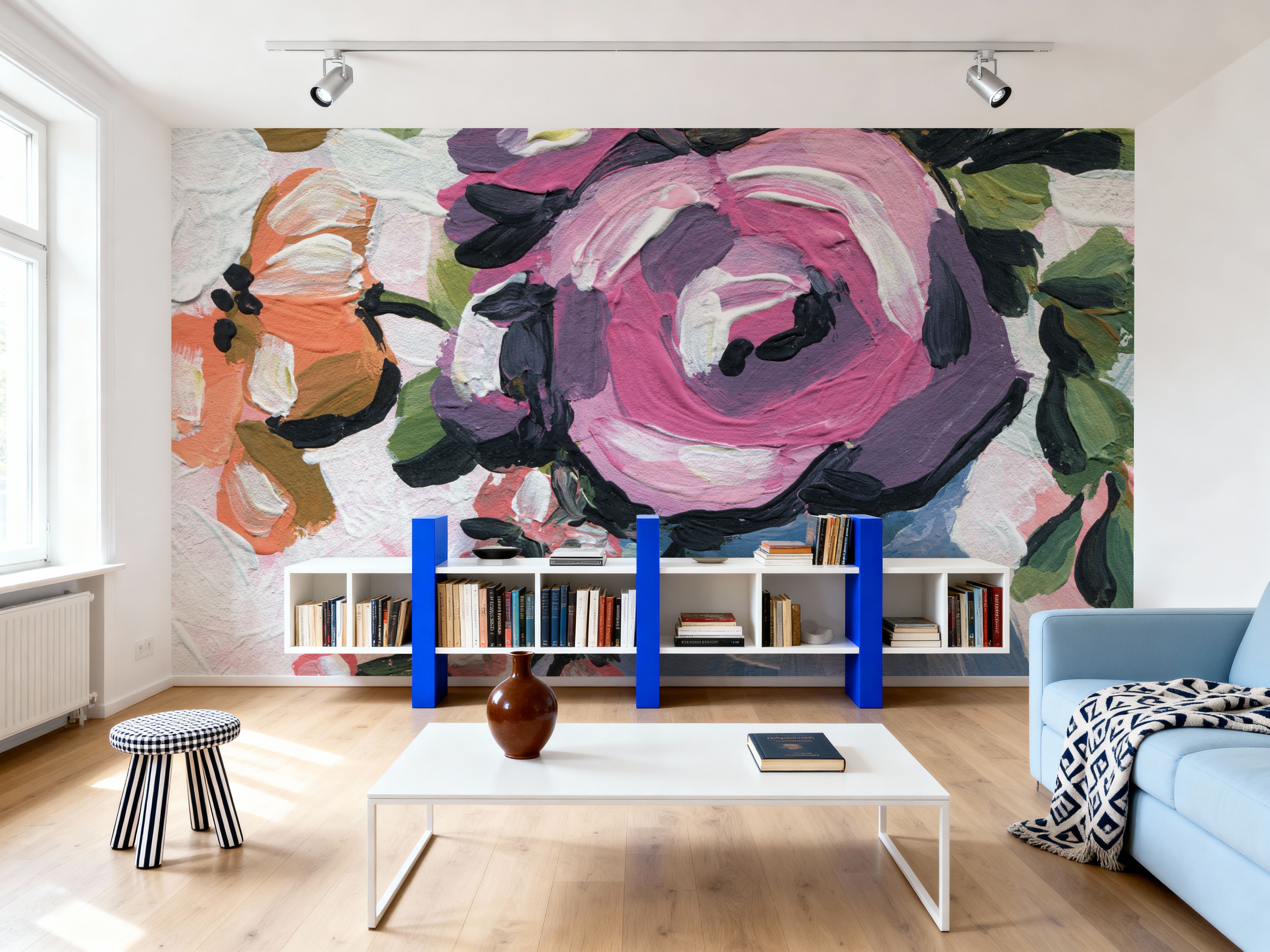 Painterly Florals in Vase II