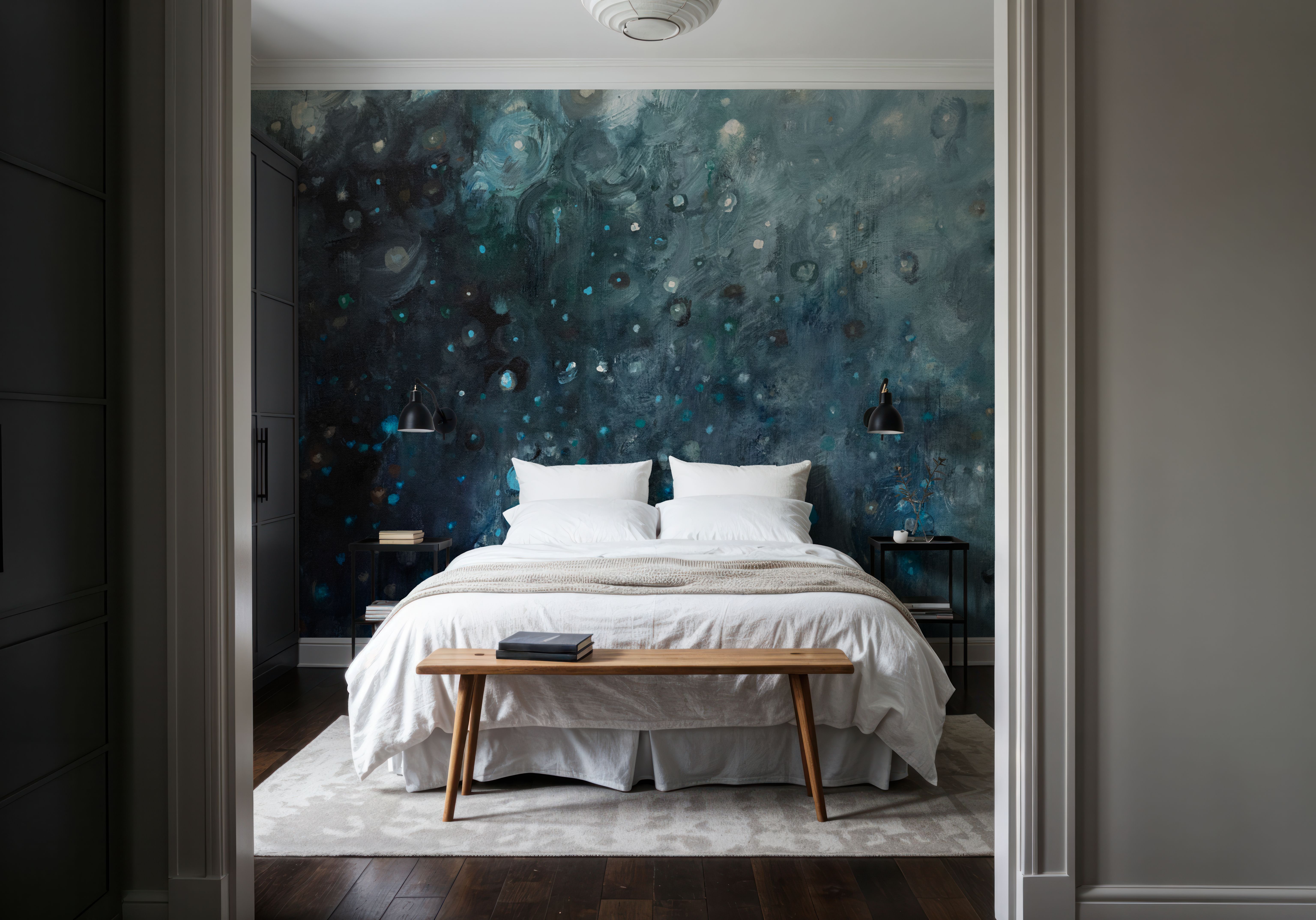 Rain in Gray and Blue