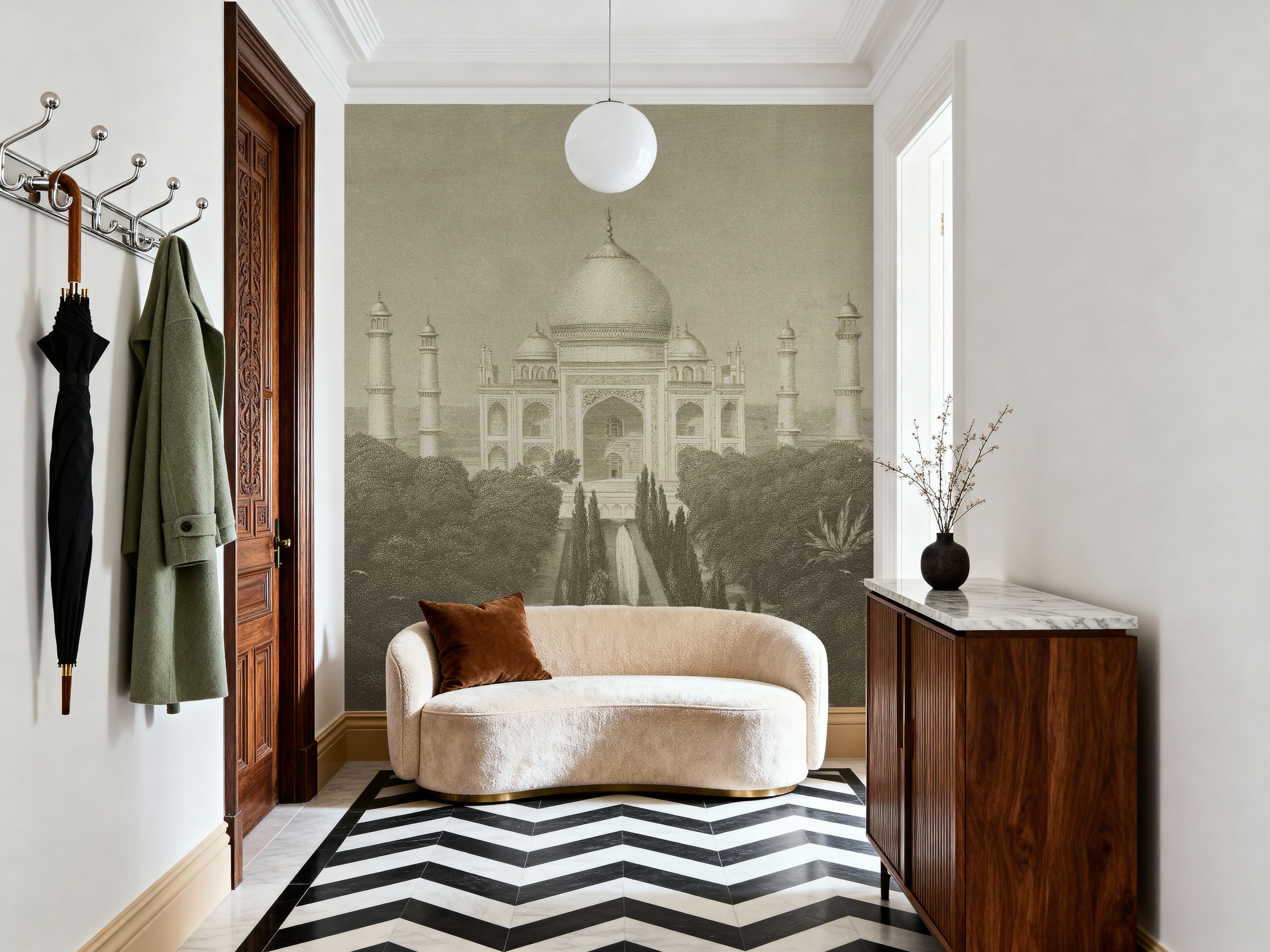 Taj Mahal Postcard II - Screenprint