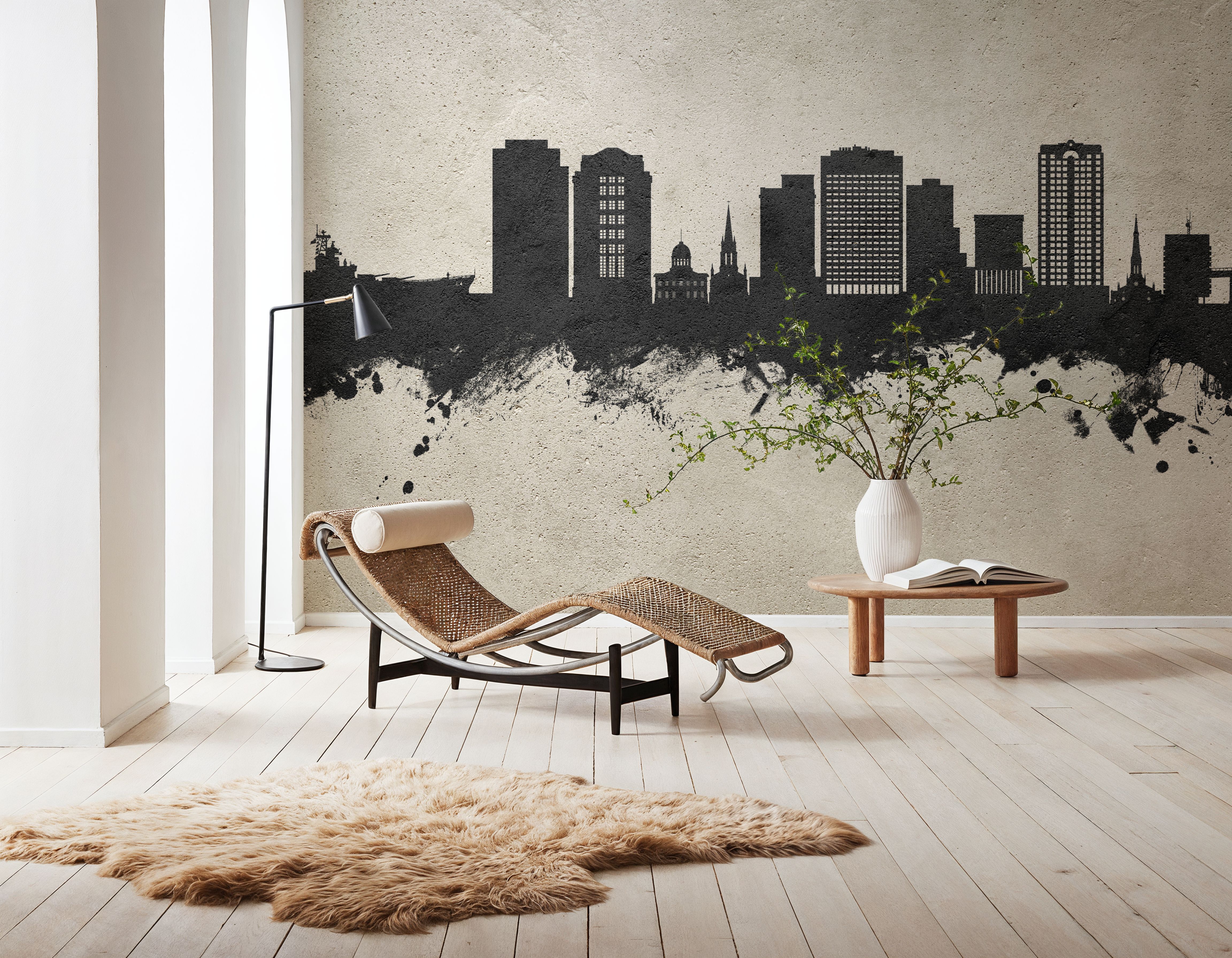 Norfolk Virginia Skyline Concrete