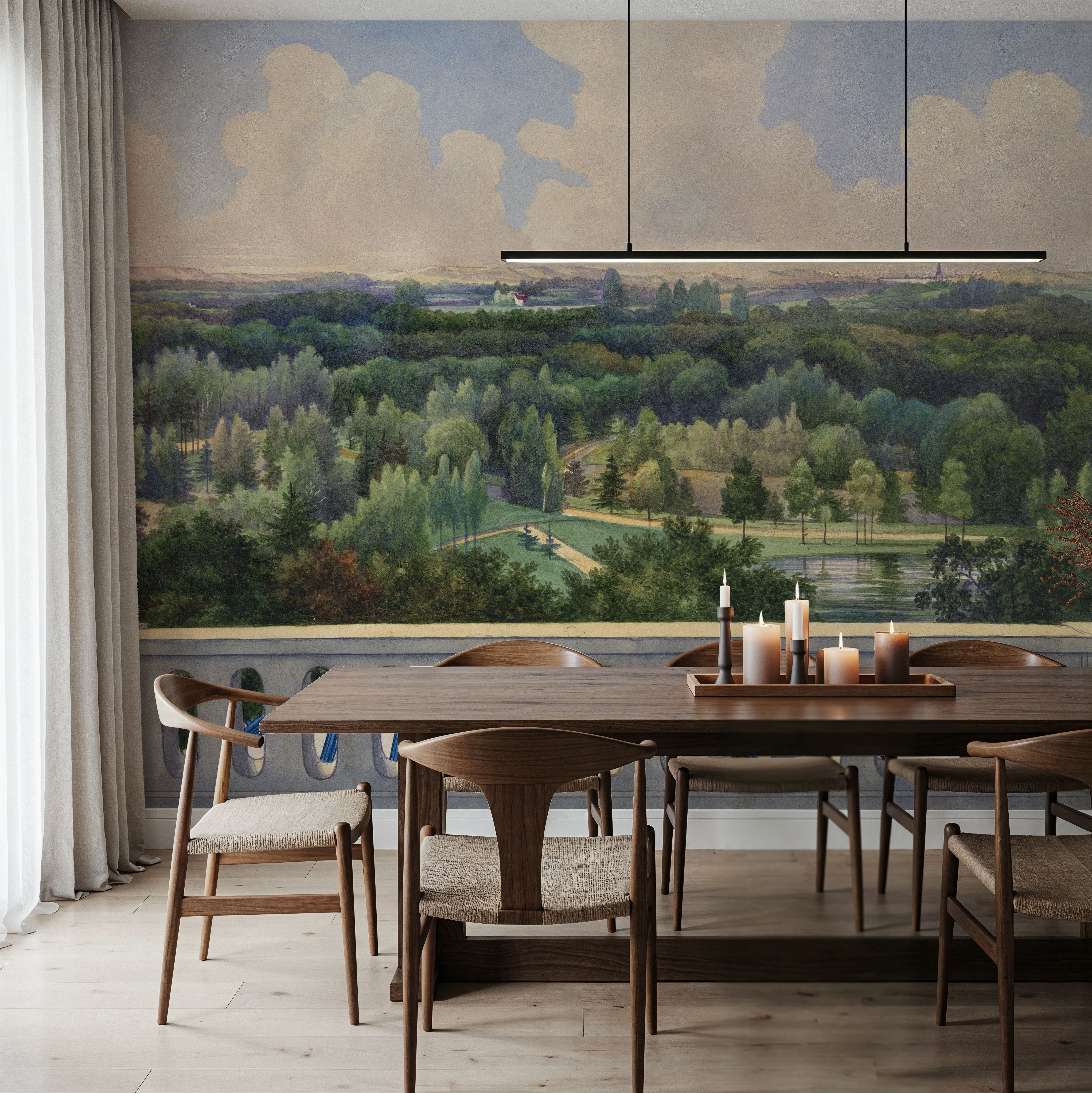 Park Views from a Balcony