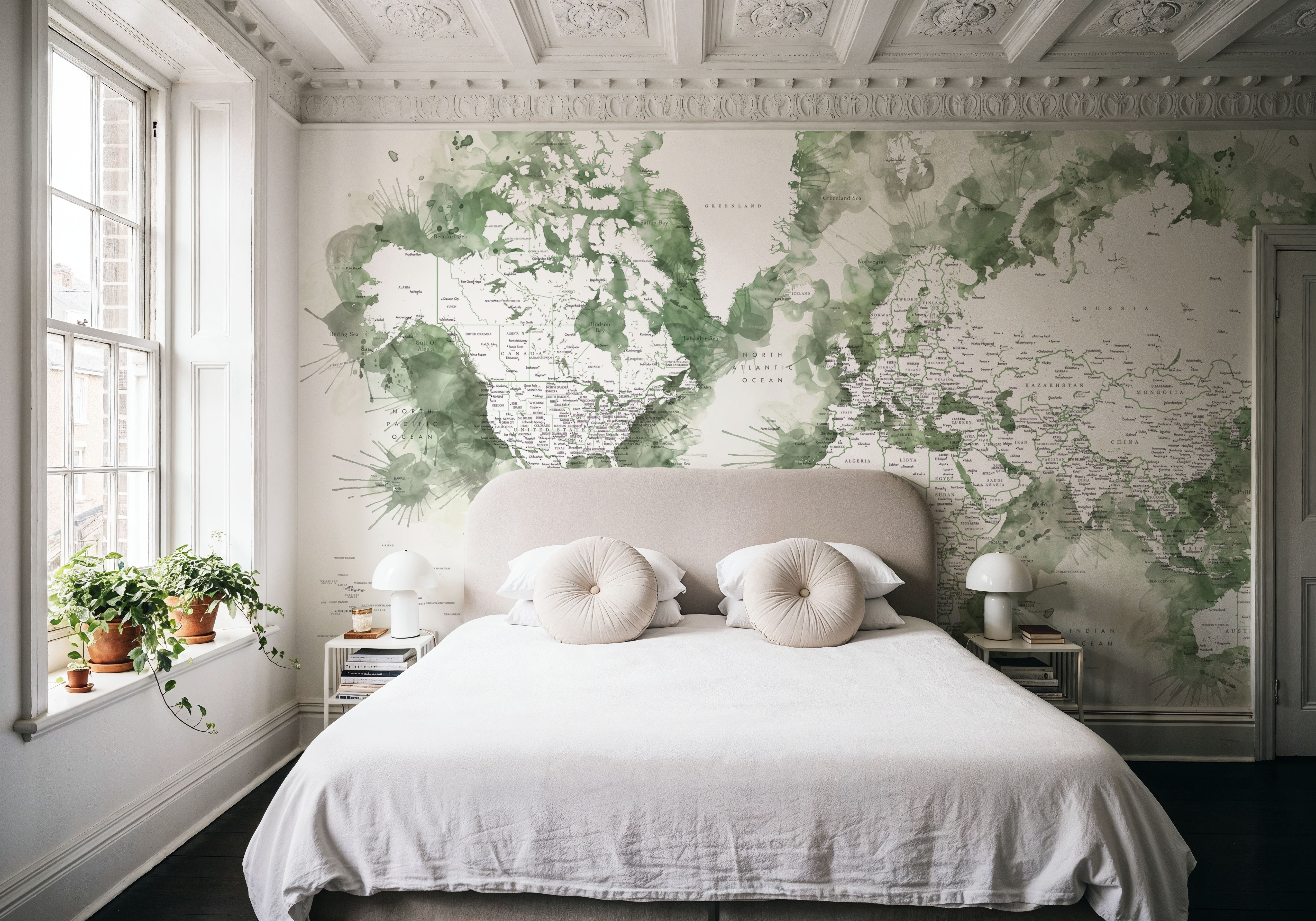 World Map Cities - Shawna