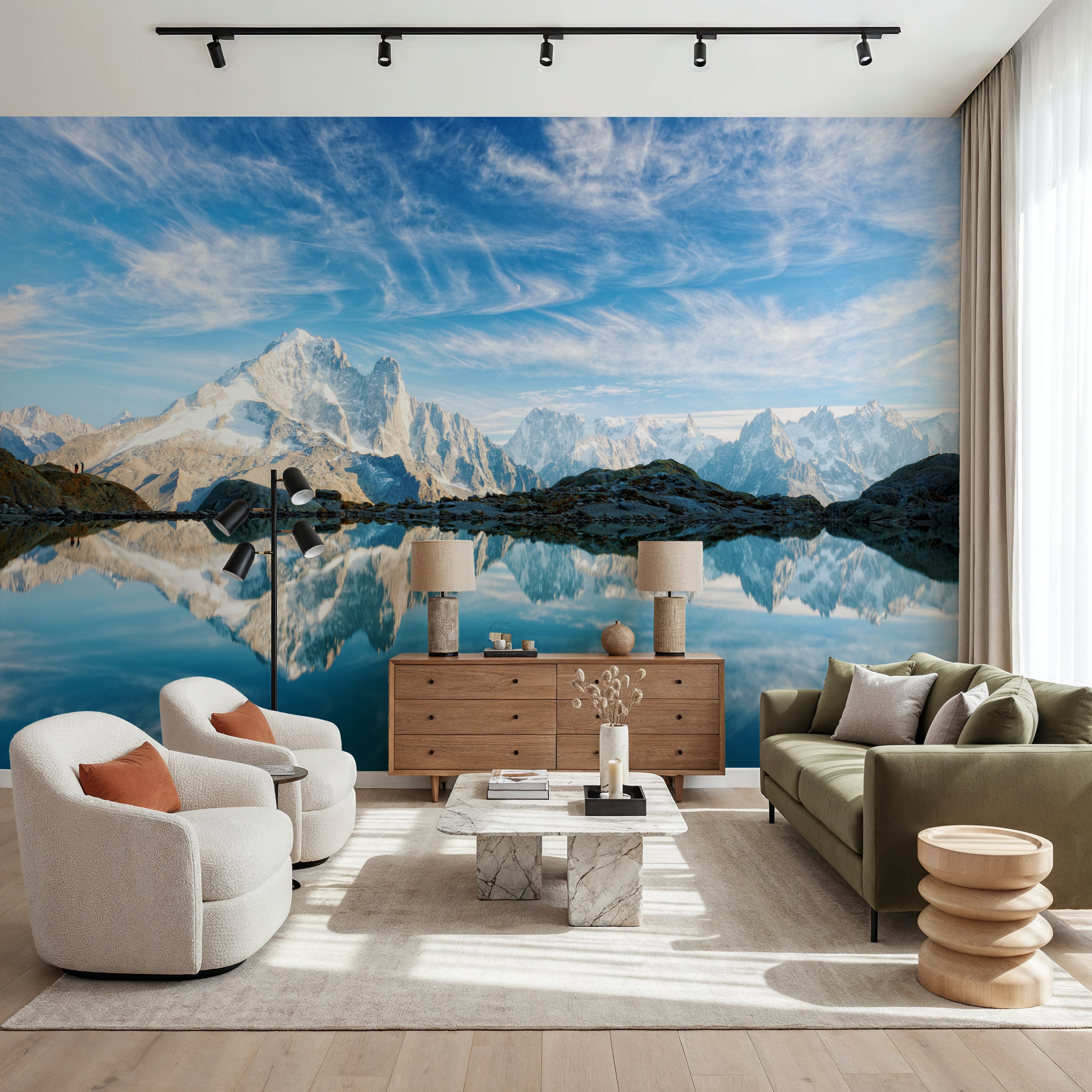 Sunny day on Lac Blanc