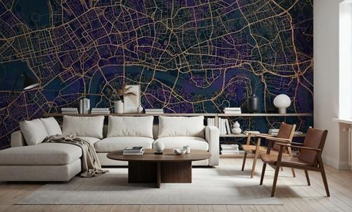Central London Blue & Gold