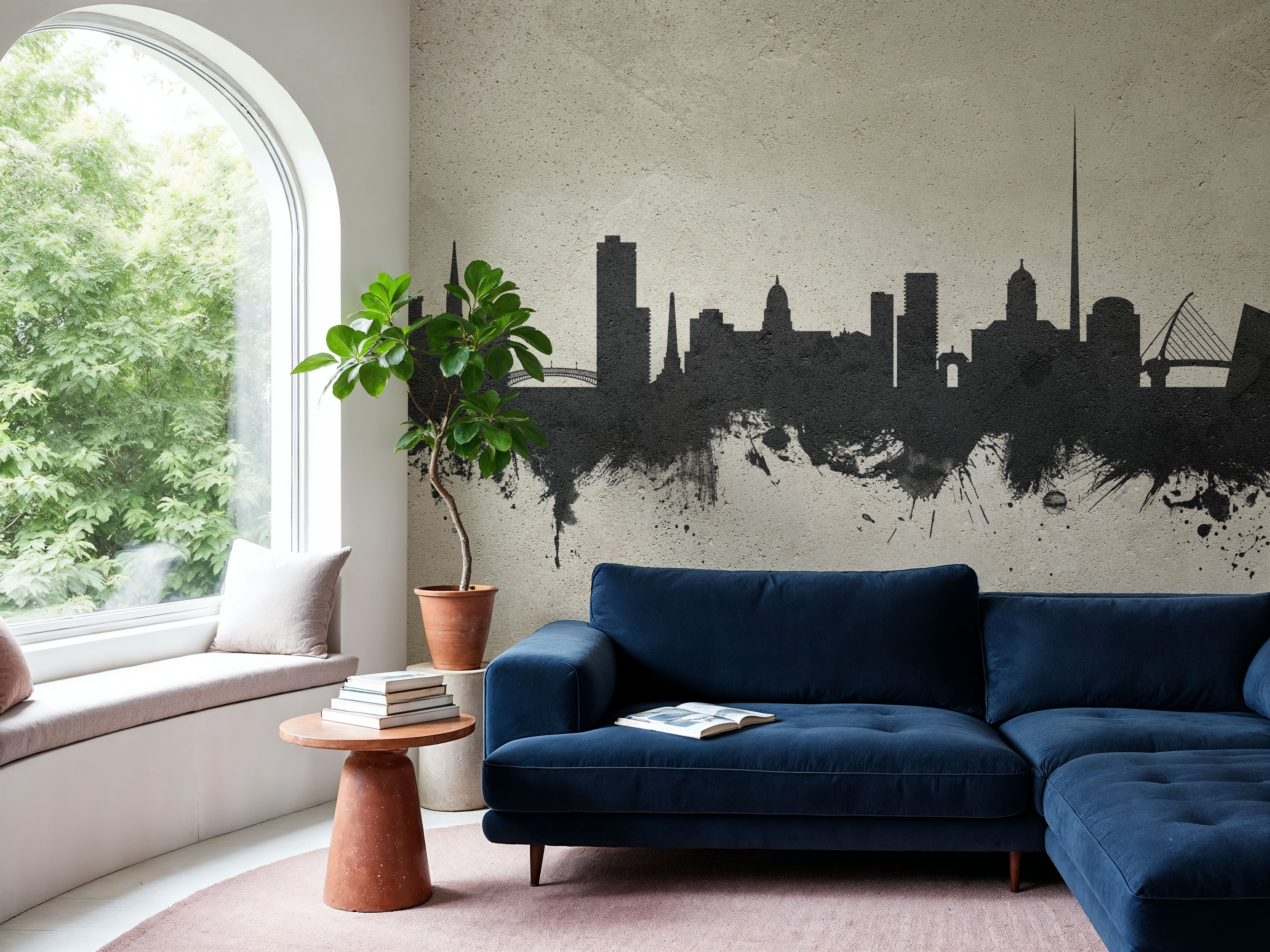 Dublin Ireland Skyline Concrete