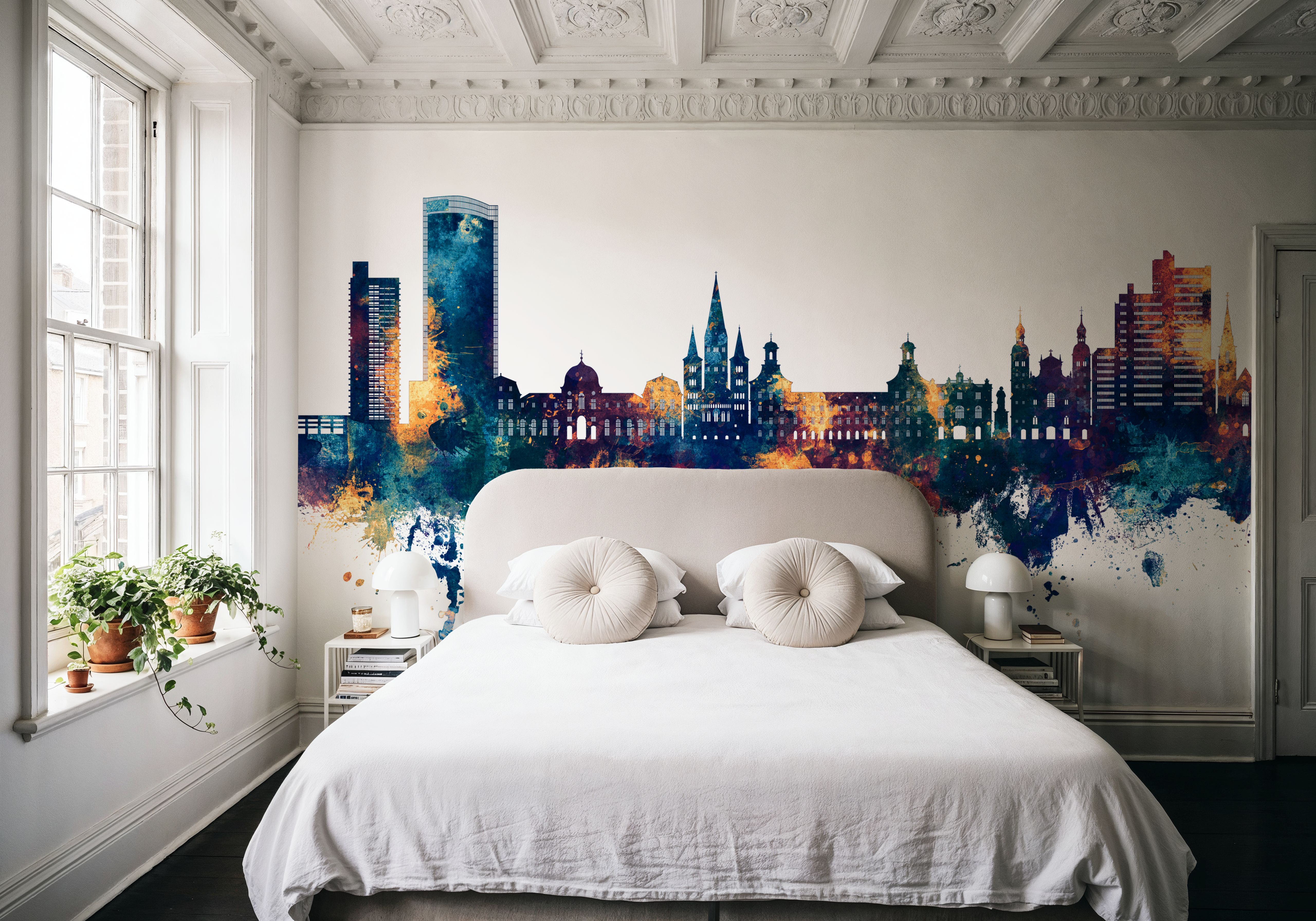 Bonn Skyline Blue & Bronze