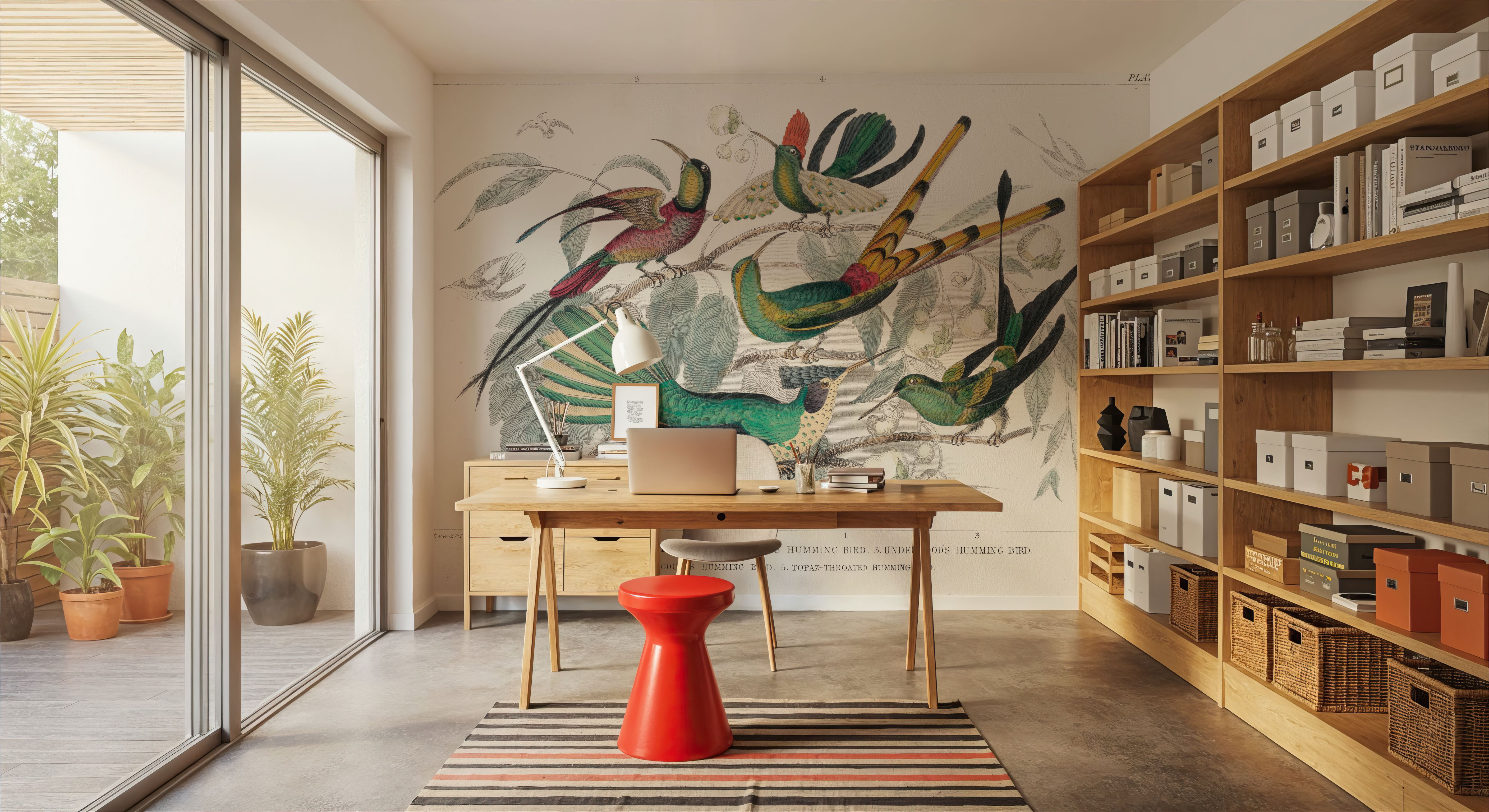 Hummingbird Study, Wallpaper