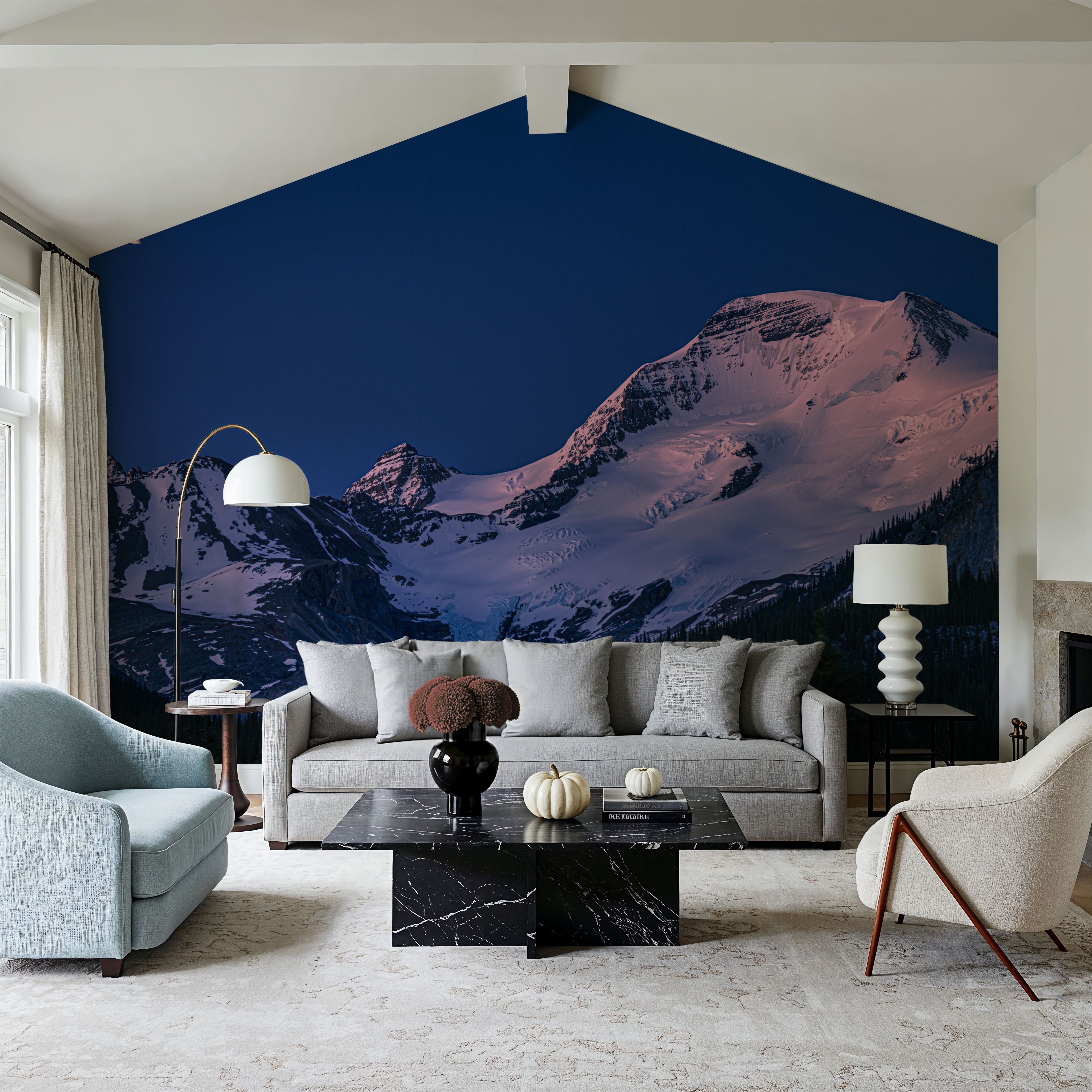 Mount Athabasca Moon