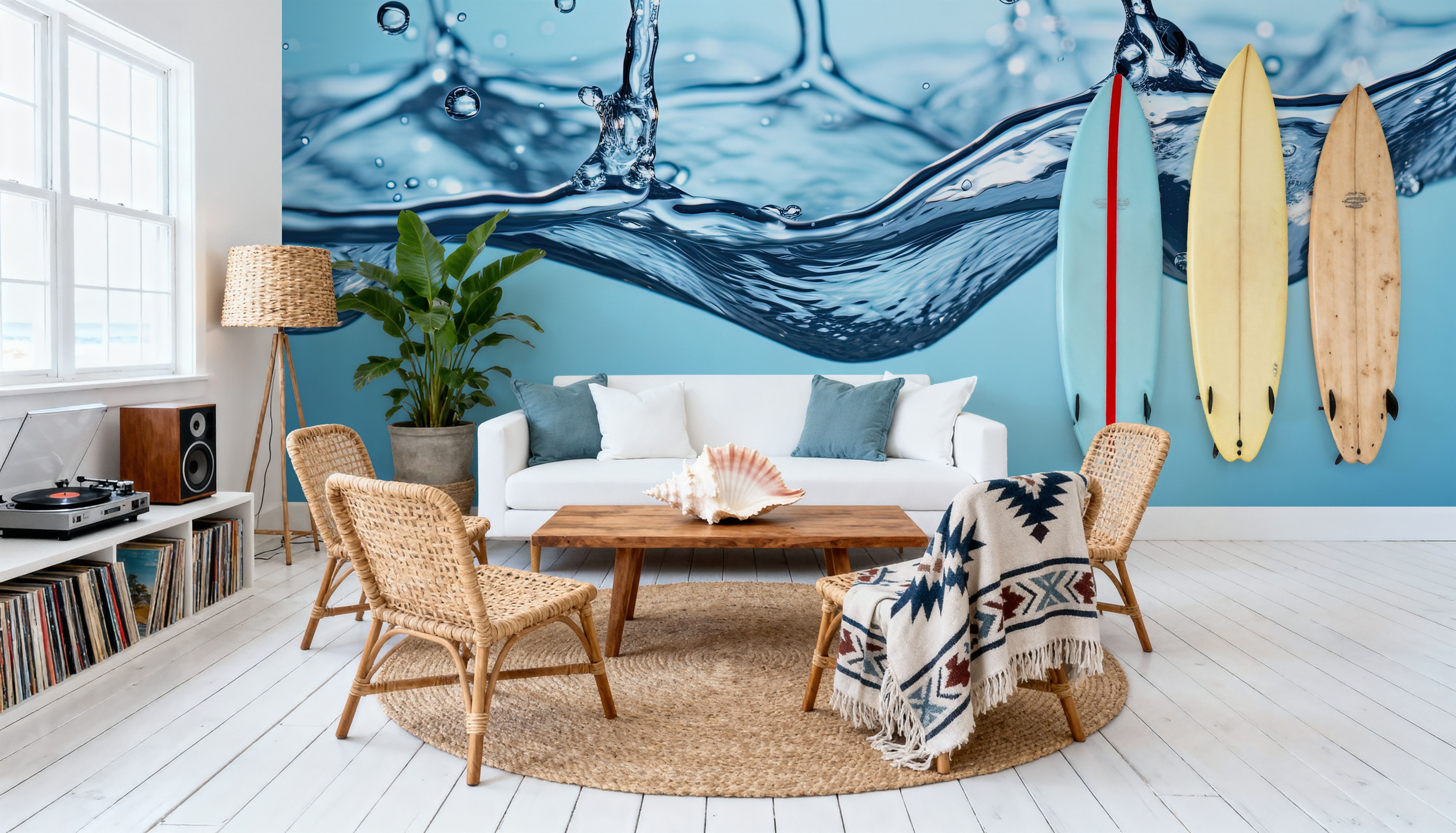 Water Splash Scene, Wallpaper