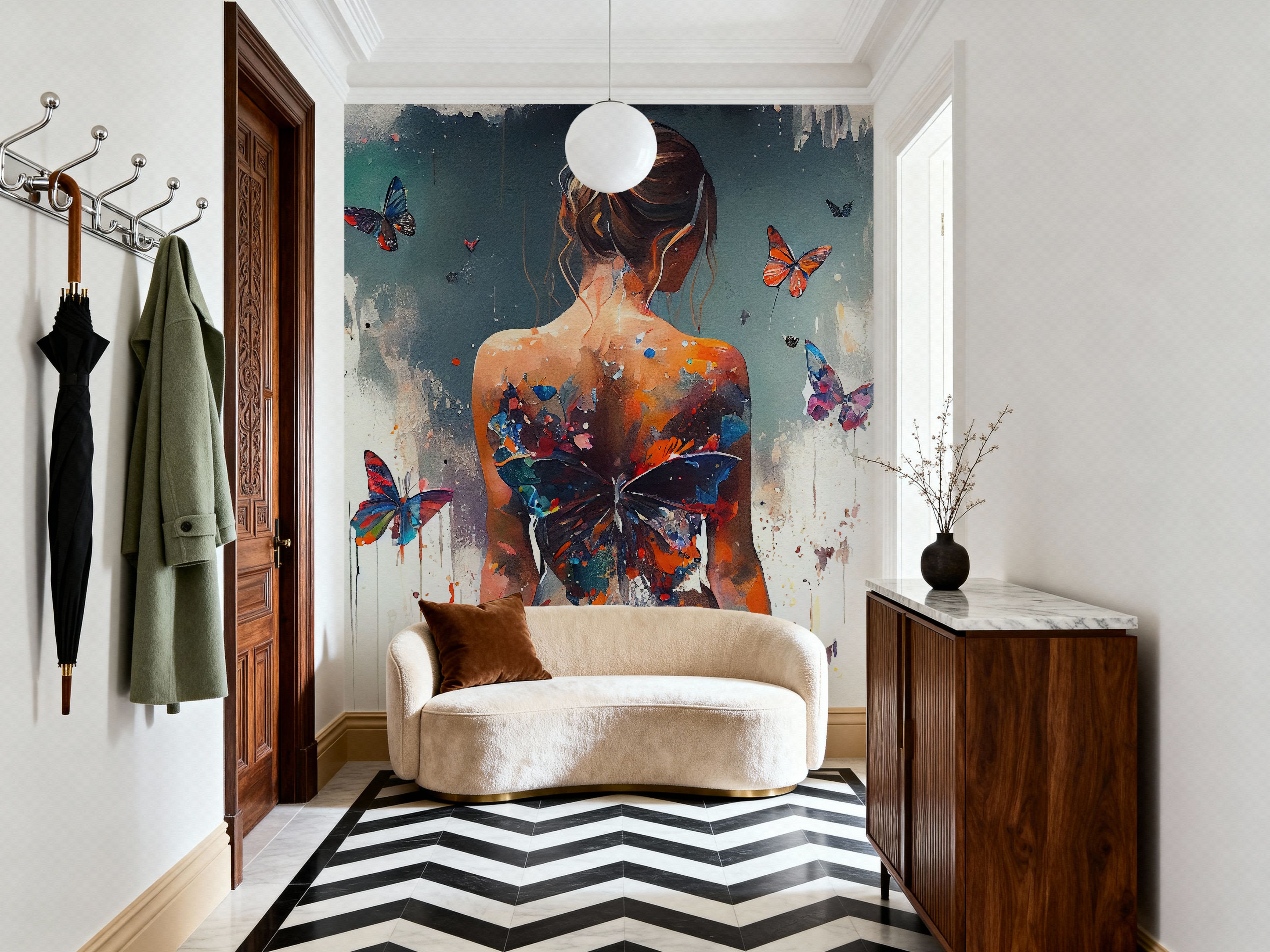 Powerful Butterflies Blue