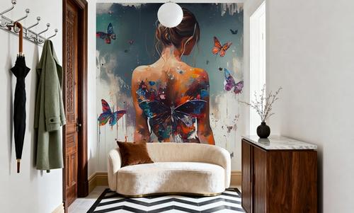 Powerful Butterflies Blue