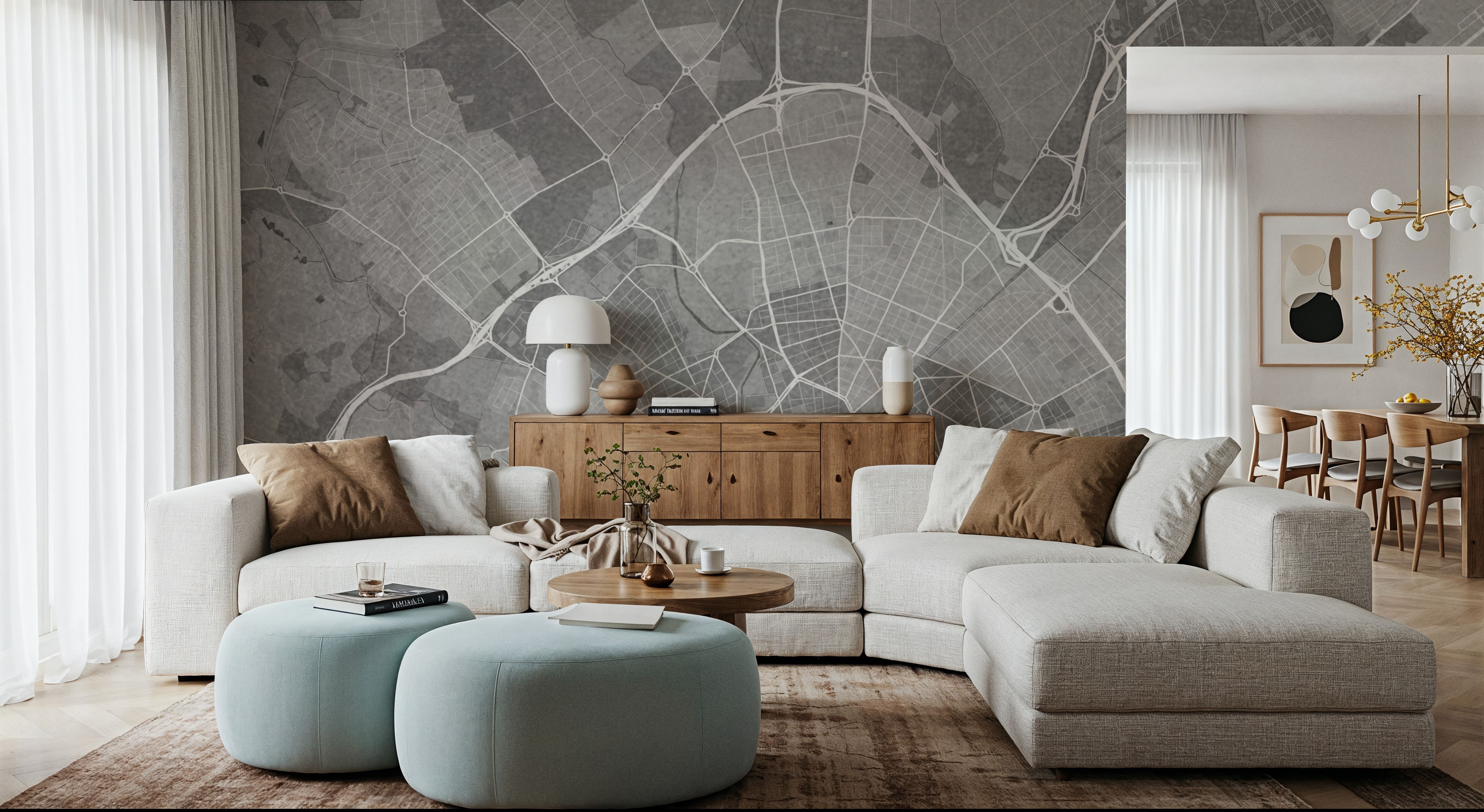 Palma de Mallorca Grey, Tapet