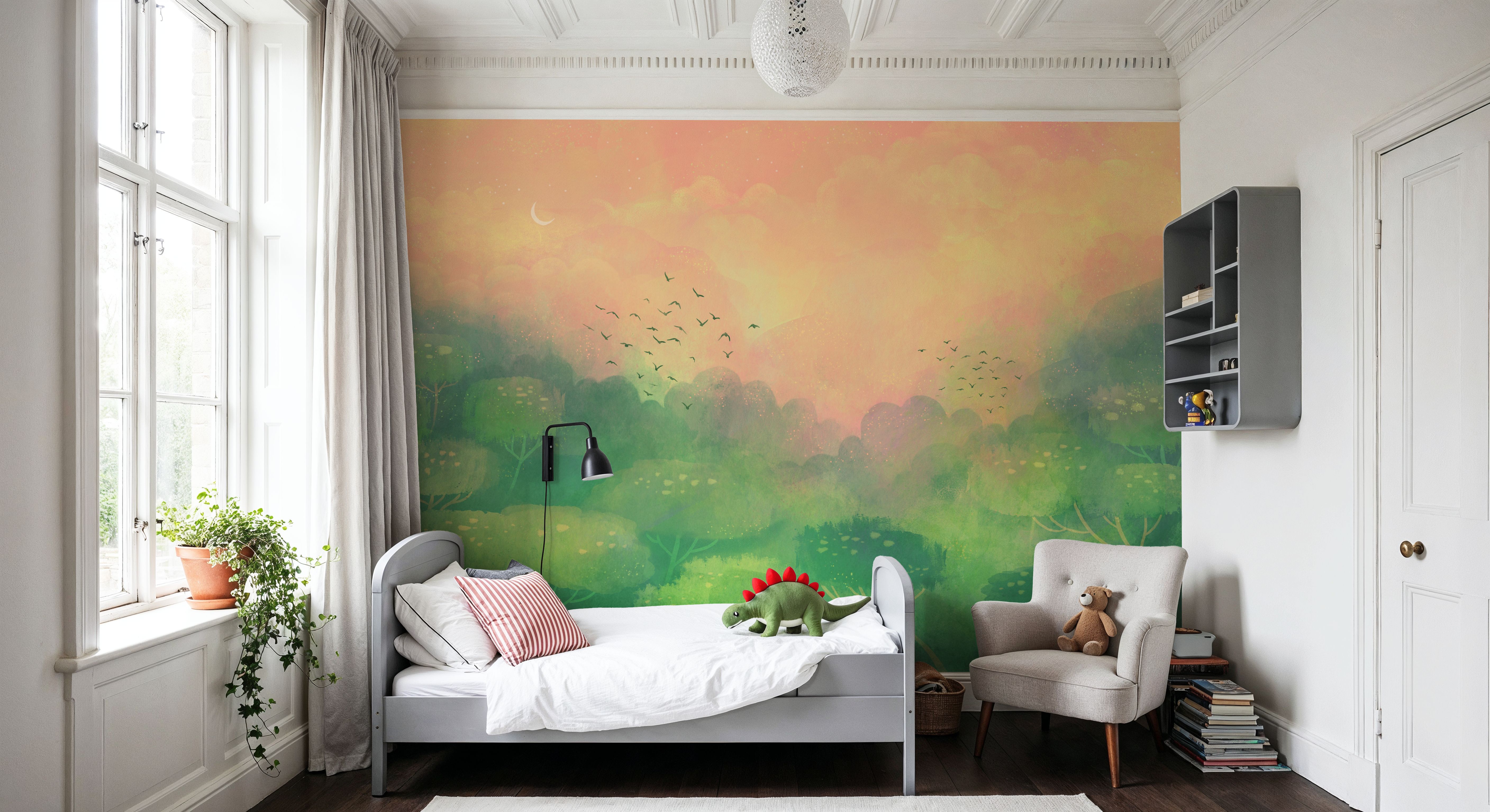 Dreamy Landscape, Peach