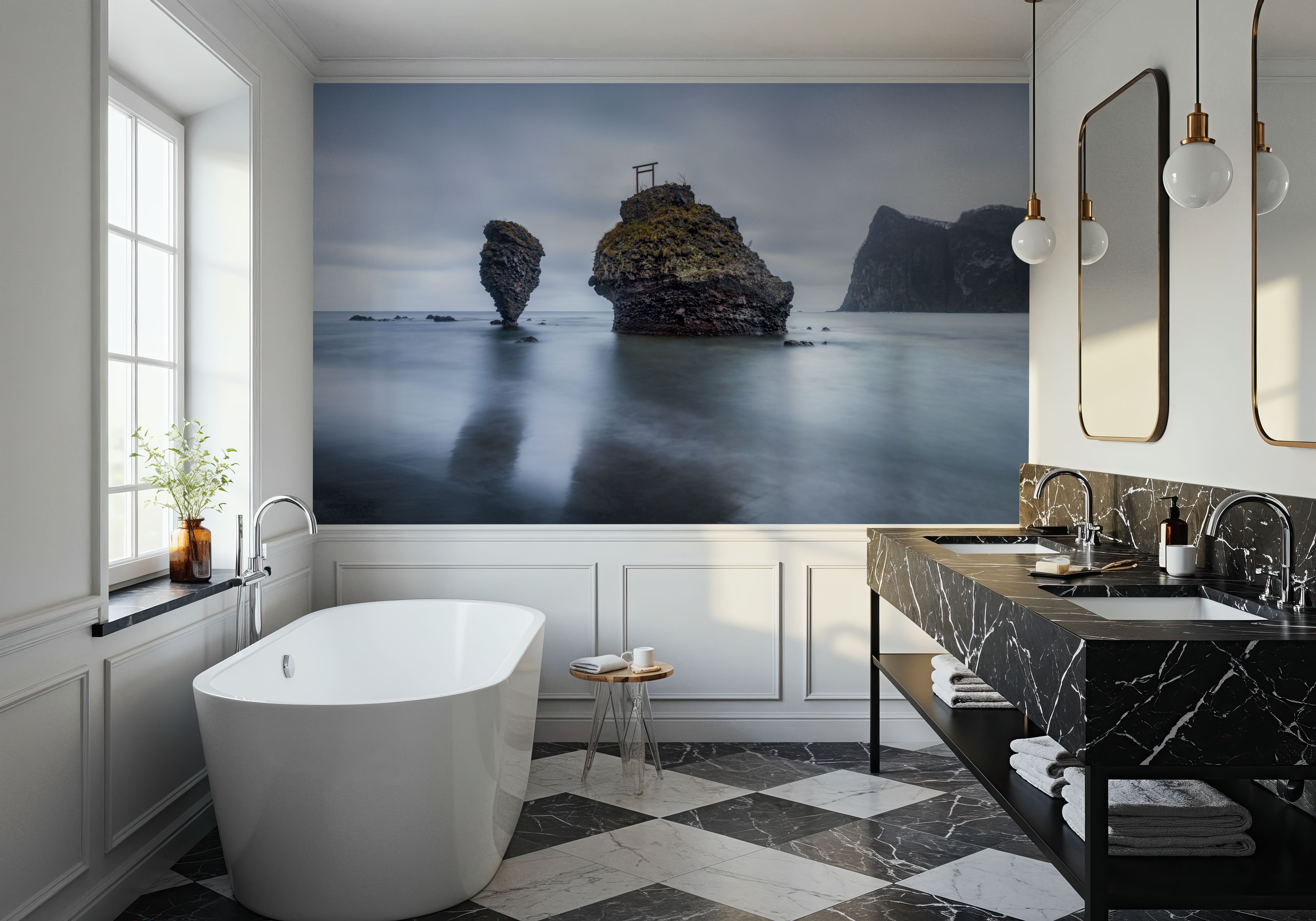 Ebisu Iwa, Wallpaper