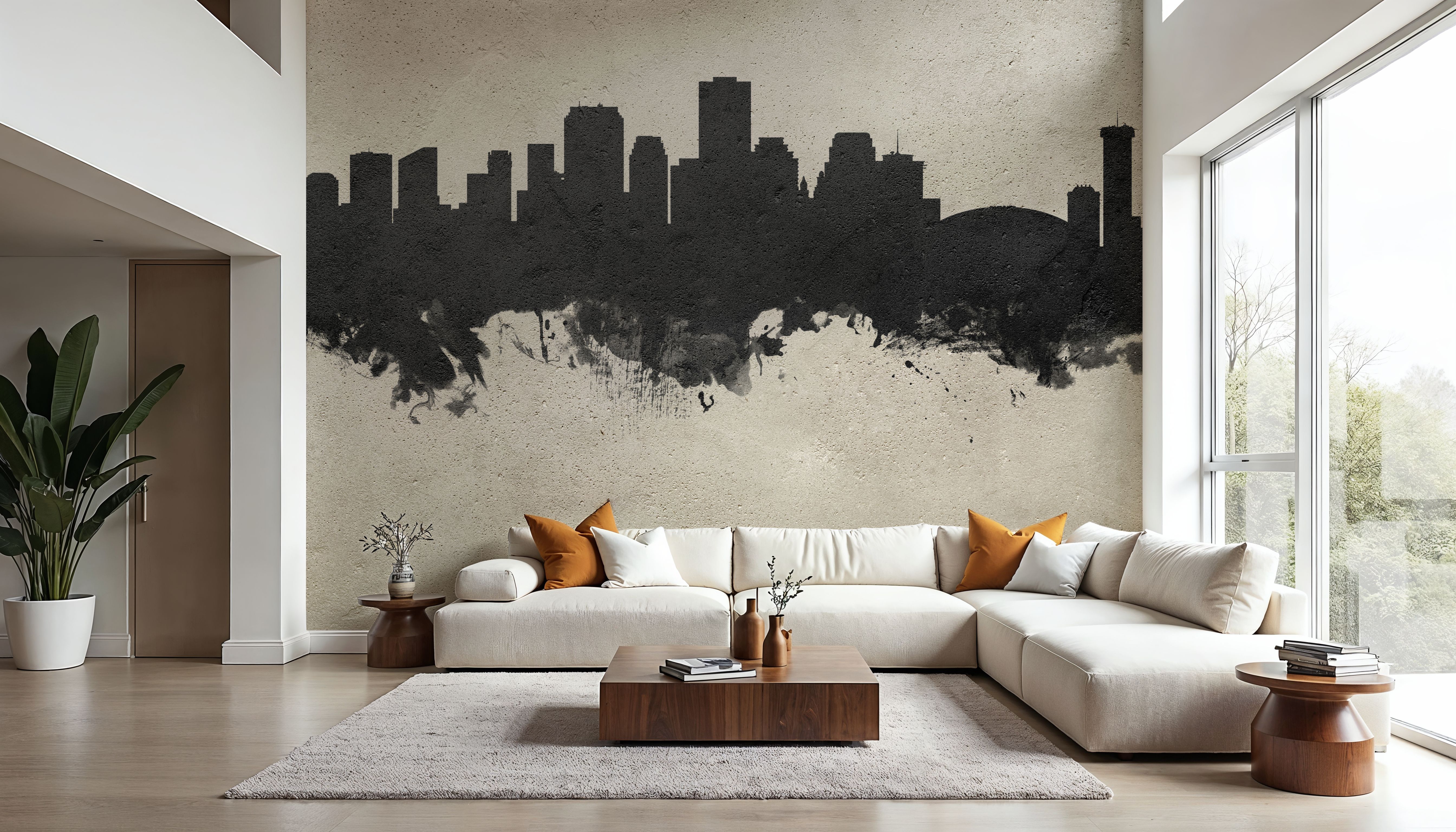 New Orleans Louisiana Skyline Concrete, Wallpaper