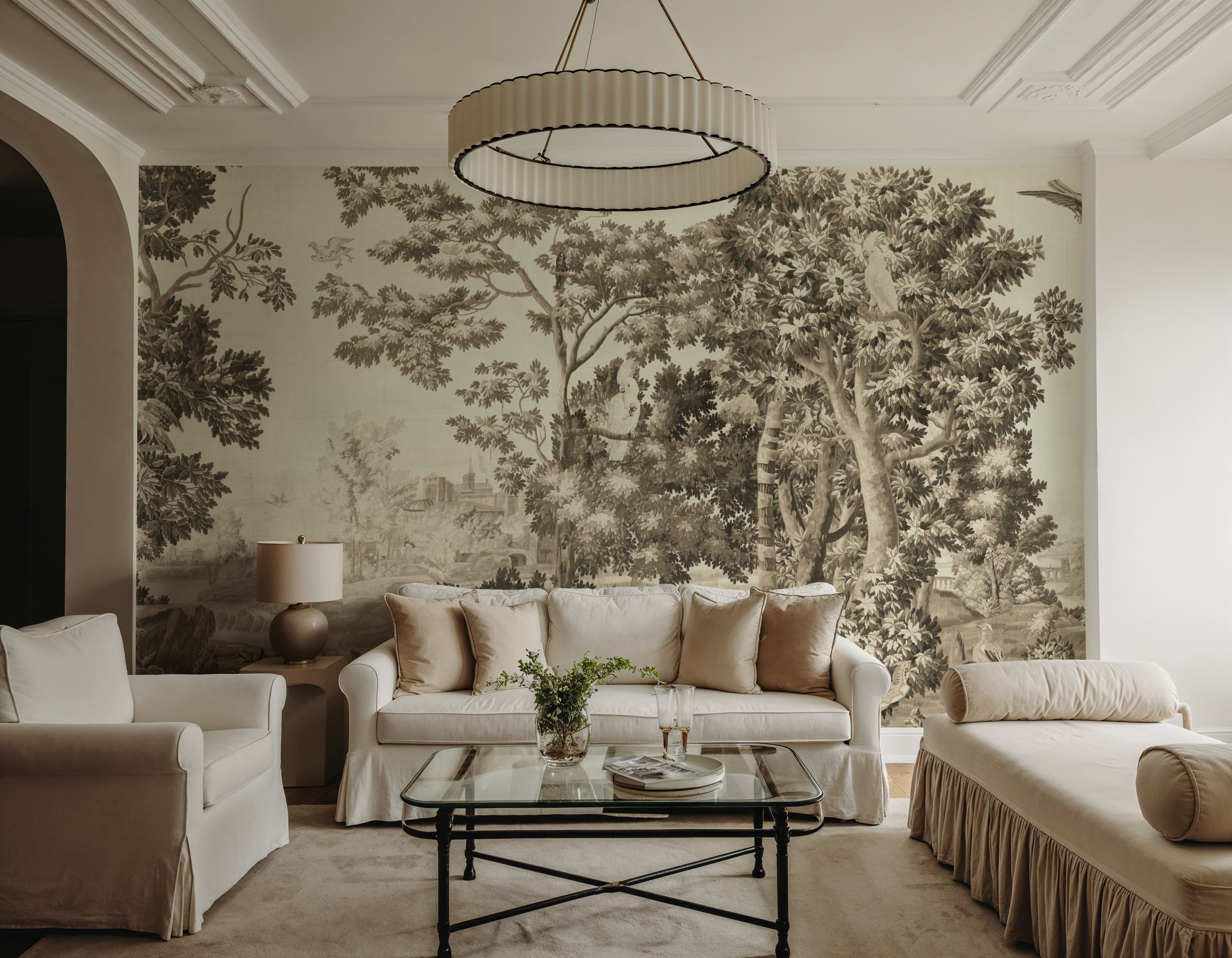 Enchanted Grove Tapestry, Beige