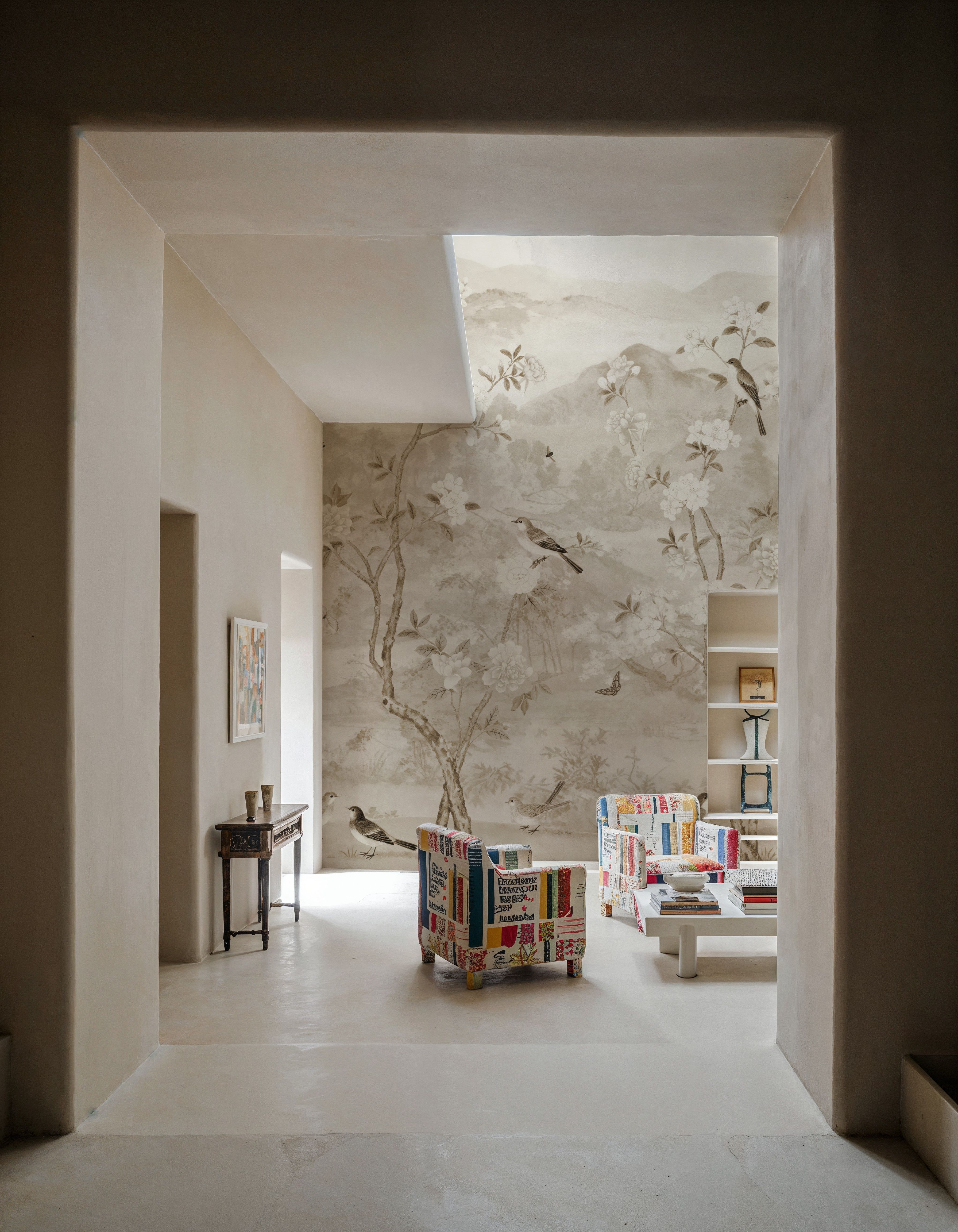 Peony Tree Landscape, Sand