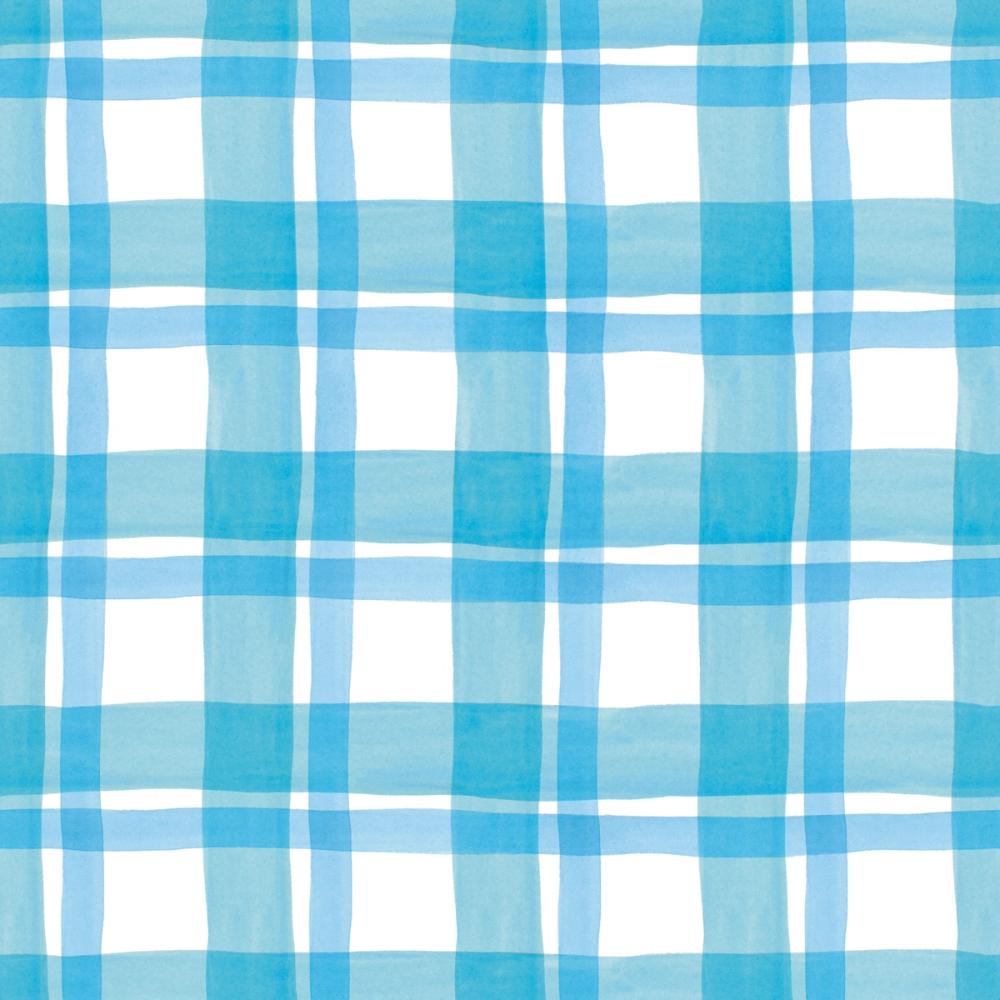 Summer Plaid Blue