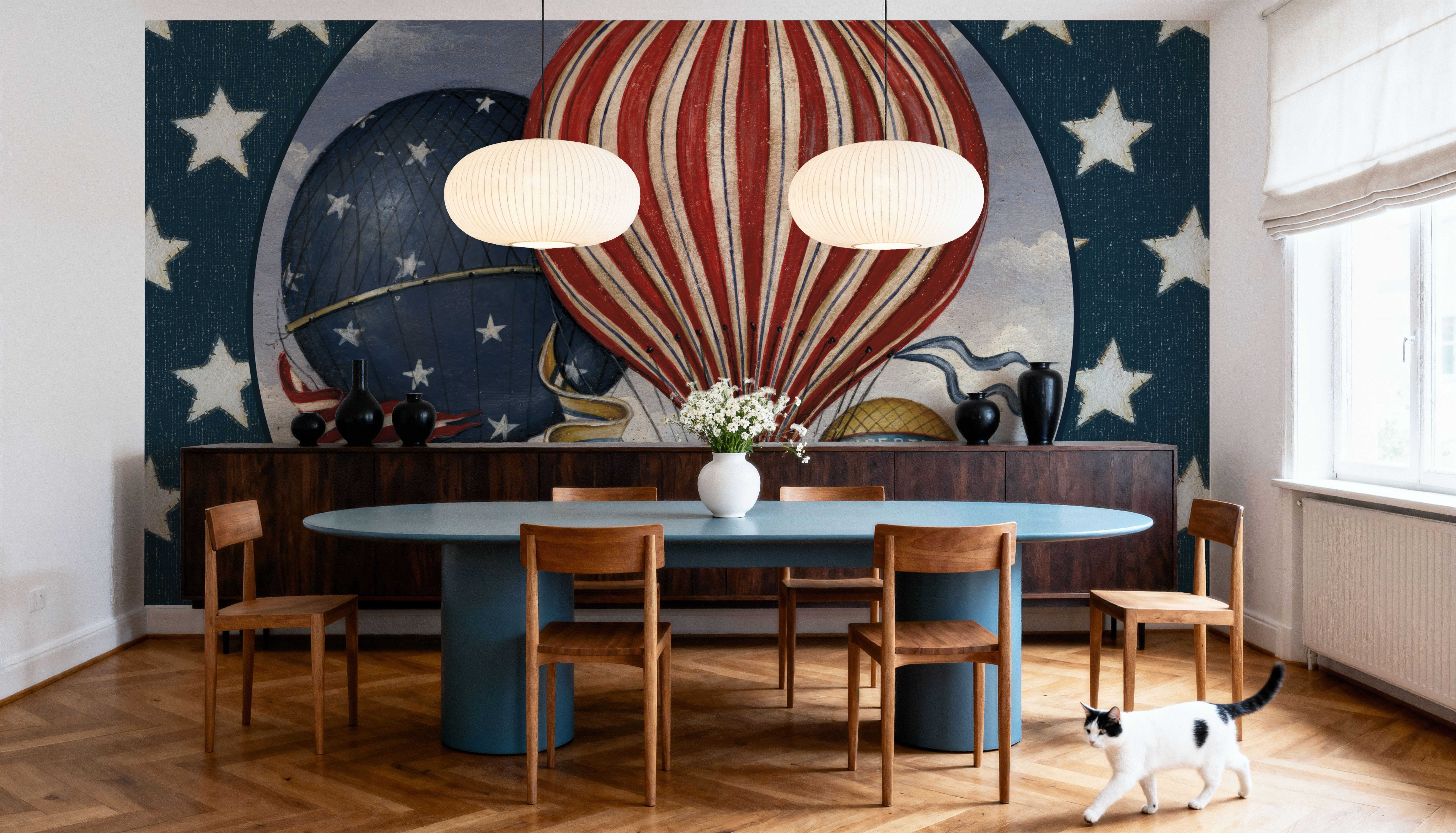 America Balloons III, Wallpaper