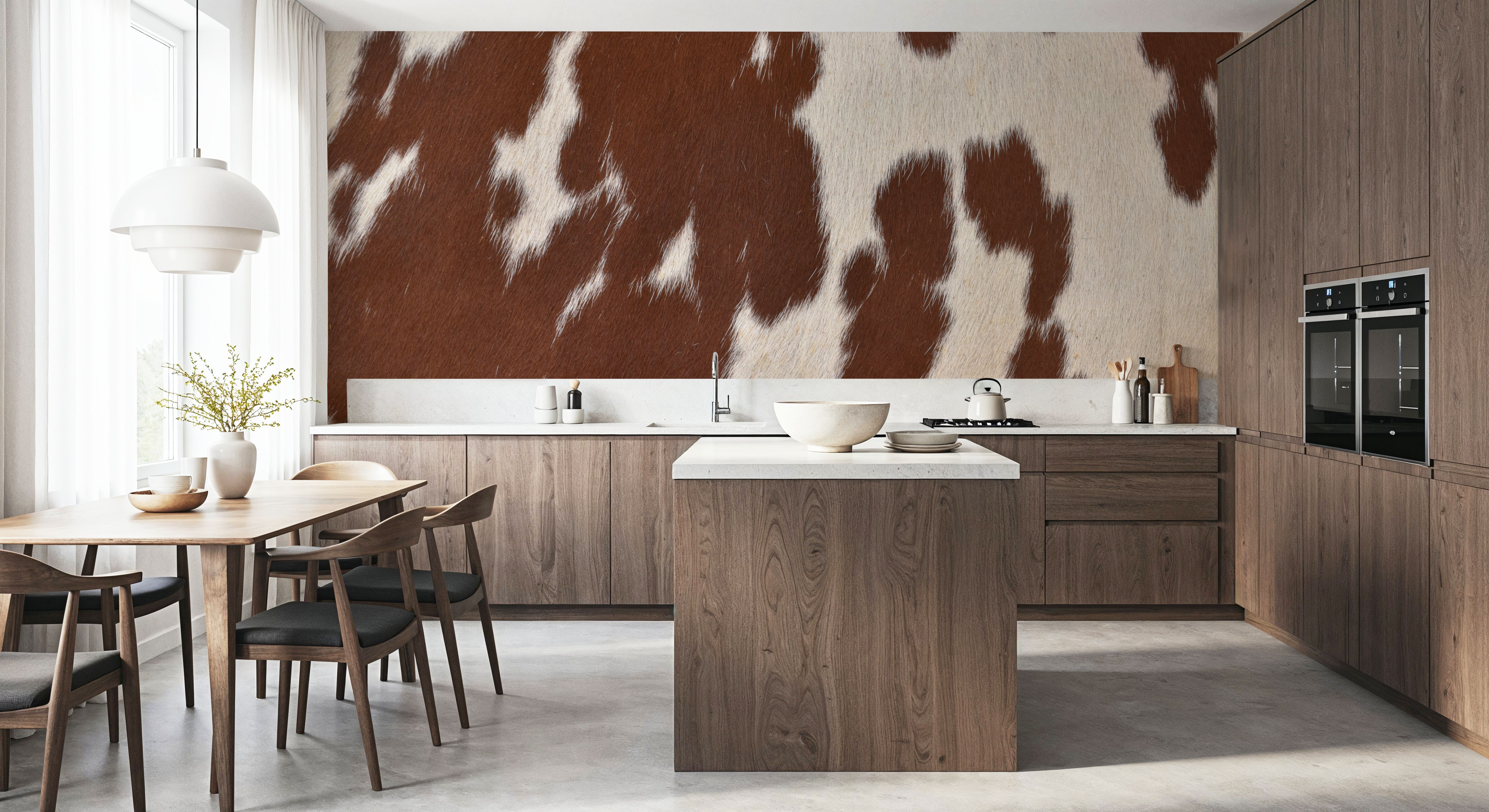 Brown Spotted Cow Hide