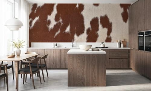 Brown Spotted Cow Hide