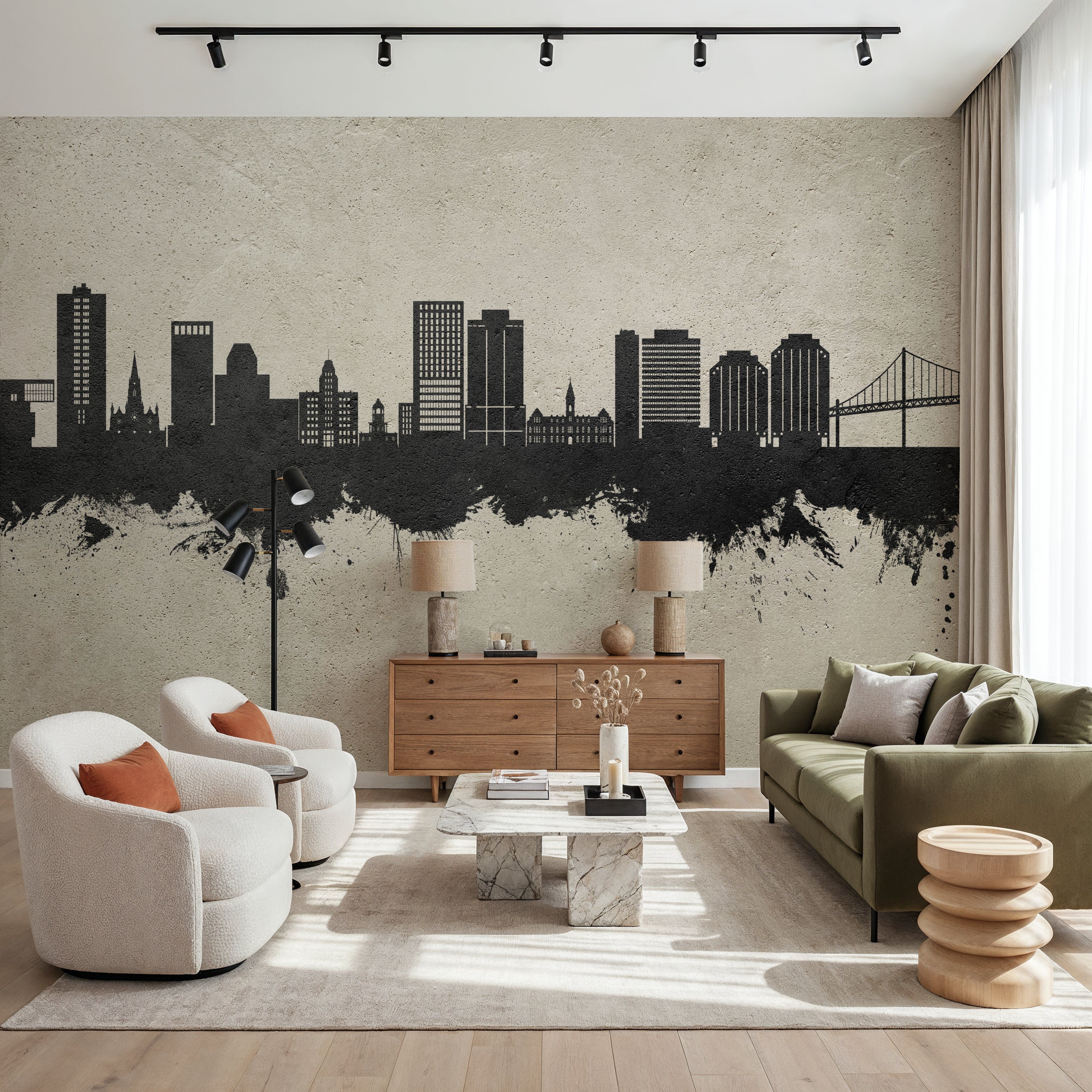 Halifax Canada Skyline Concrete