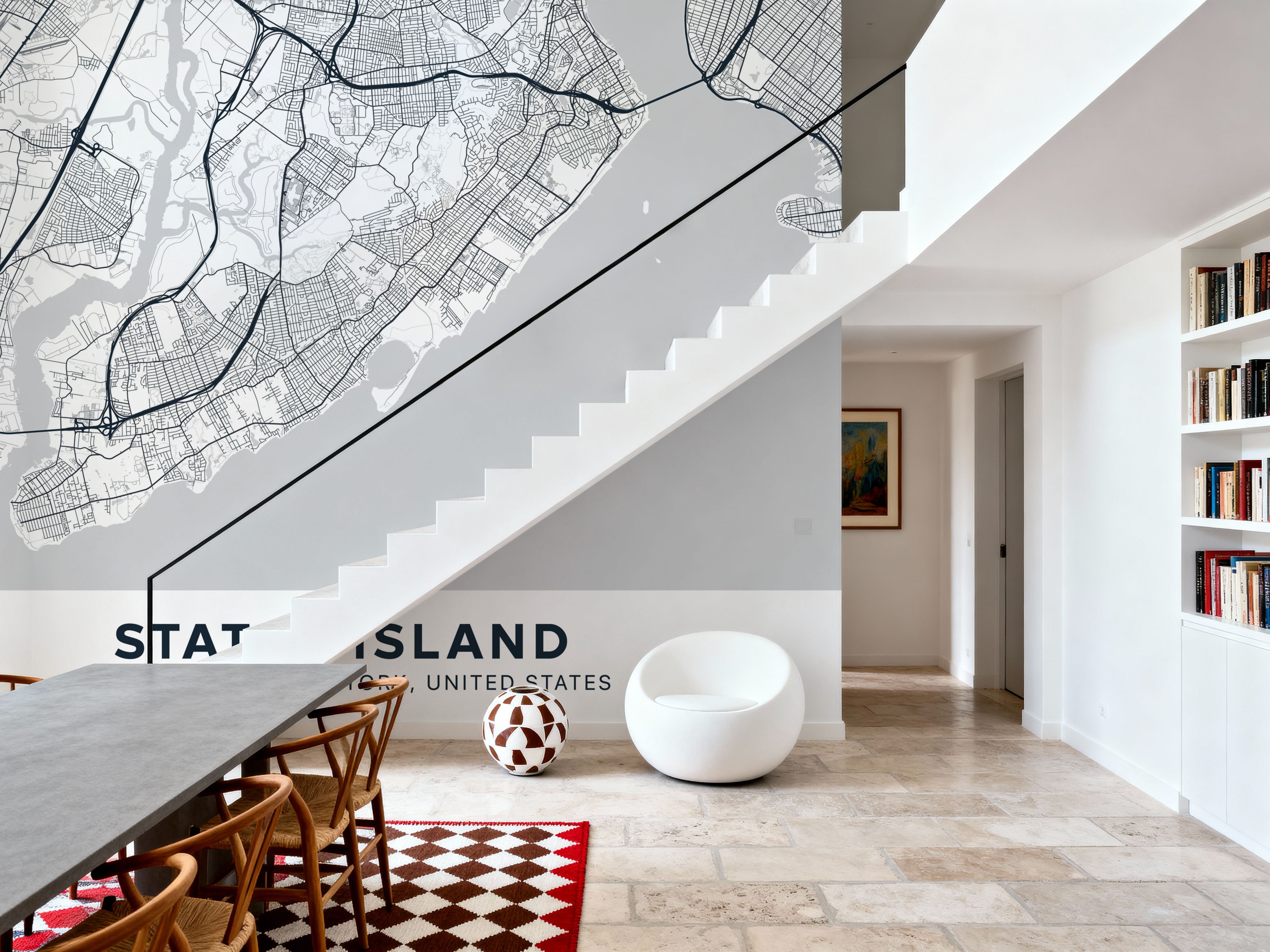 Map of Staten Island