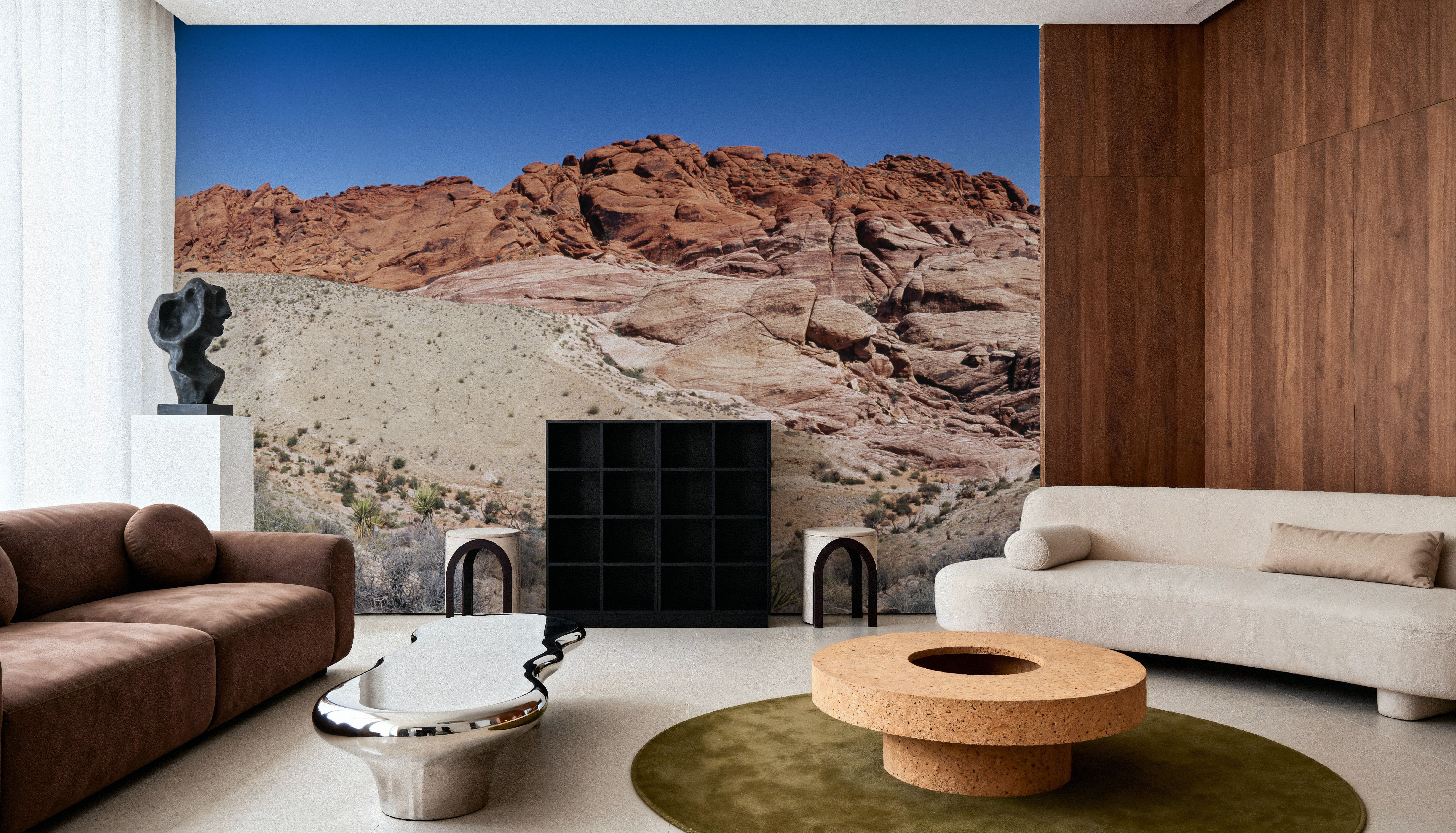 Desert Mittens Silhouette, Wallpaper