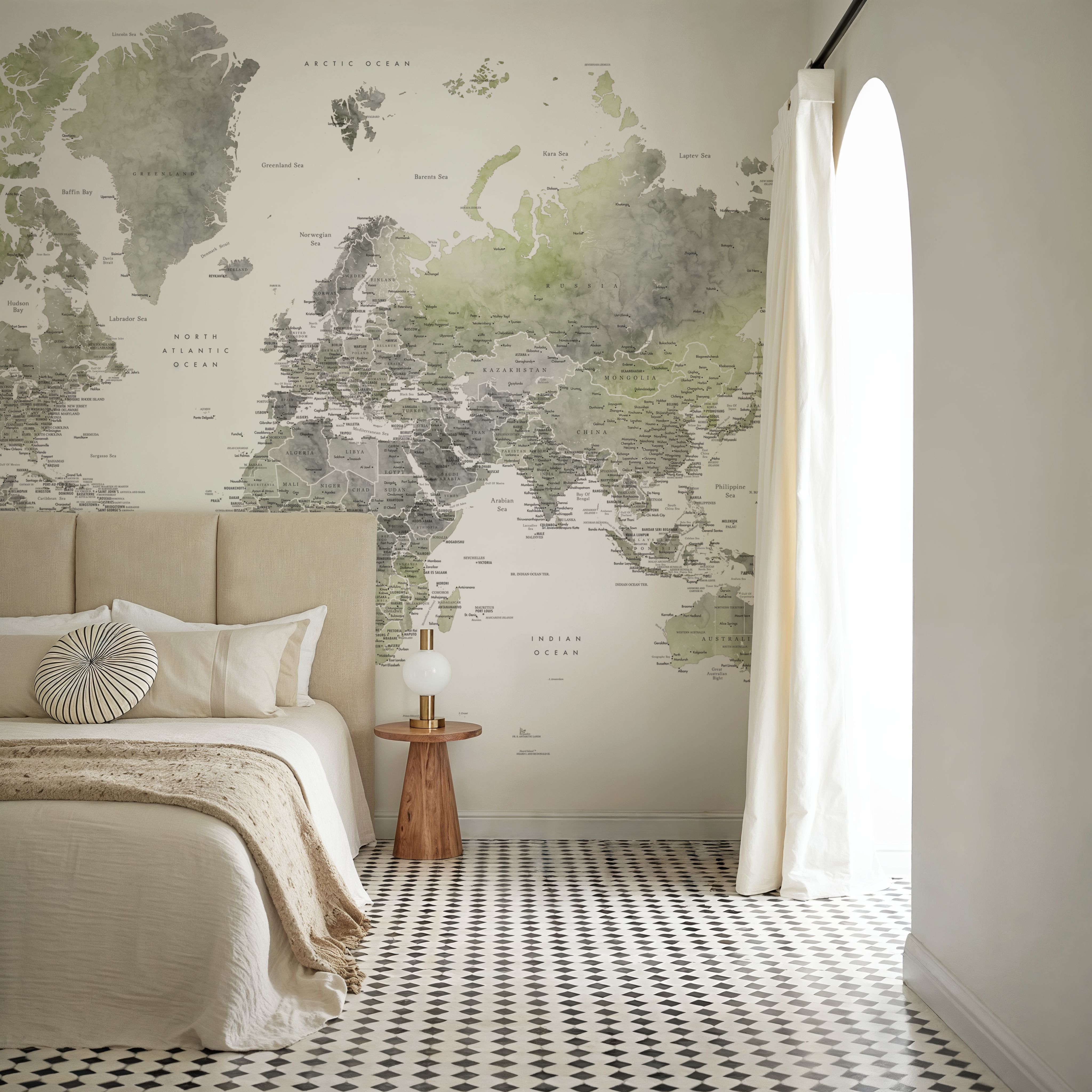 World Map Cities - Hollace