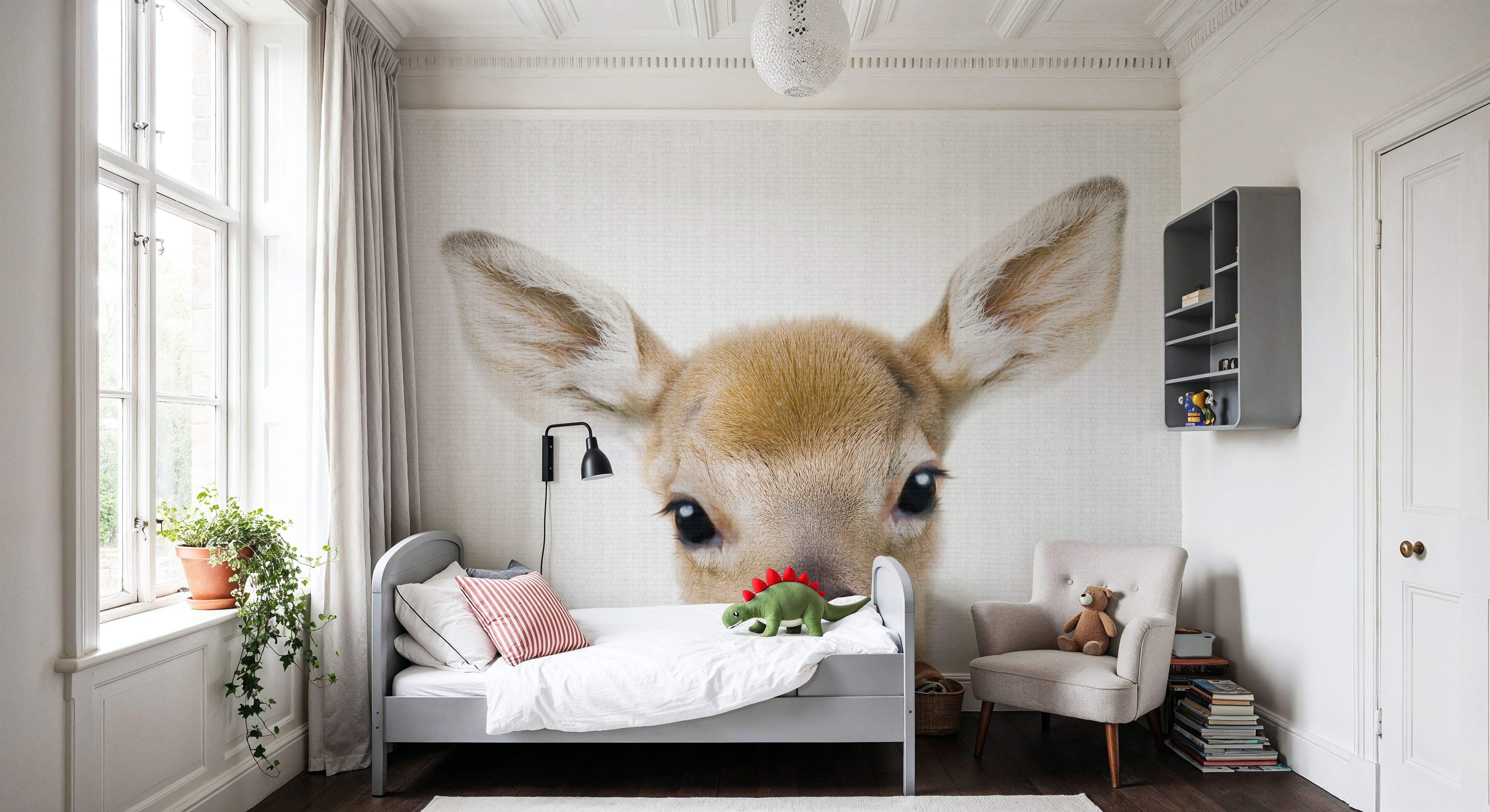 Peekaboo Baby Deer, Wallpaper