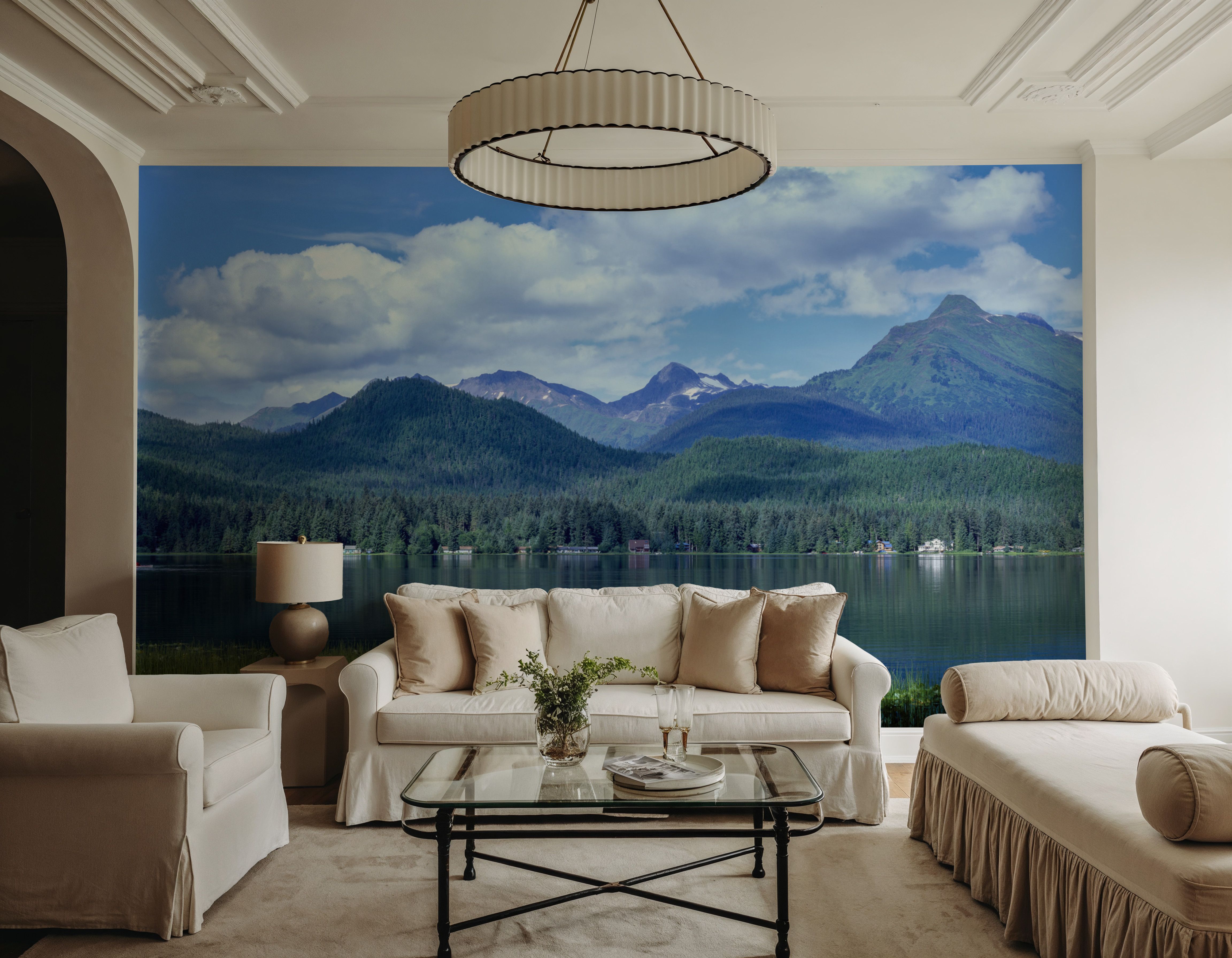 Crystalline Alpine Mirror