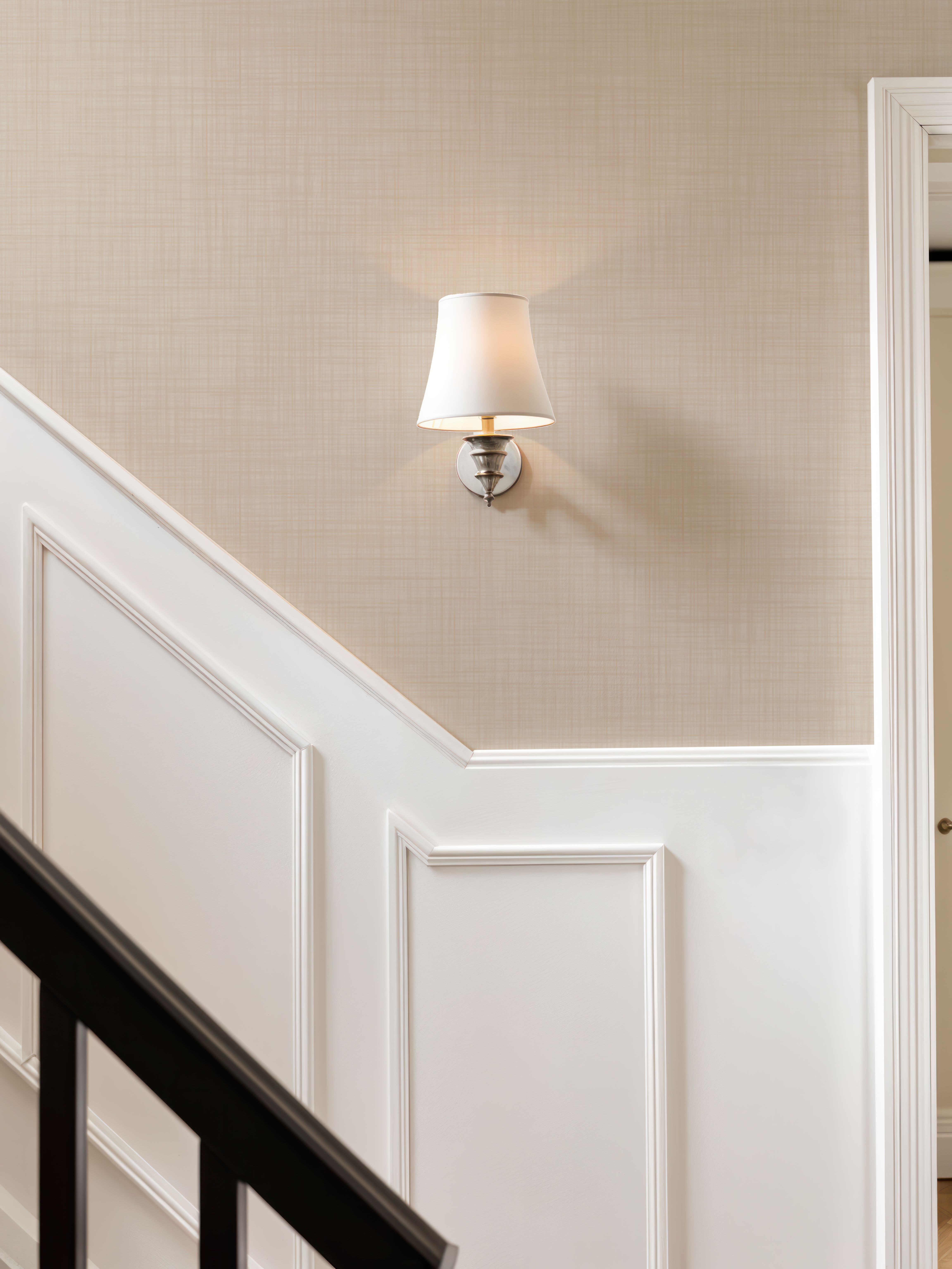 Mottled Linen Effect, Beige