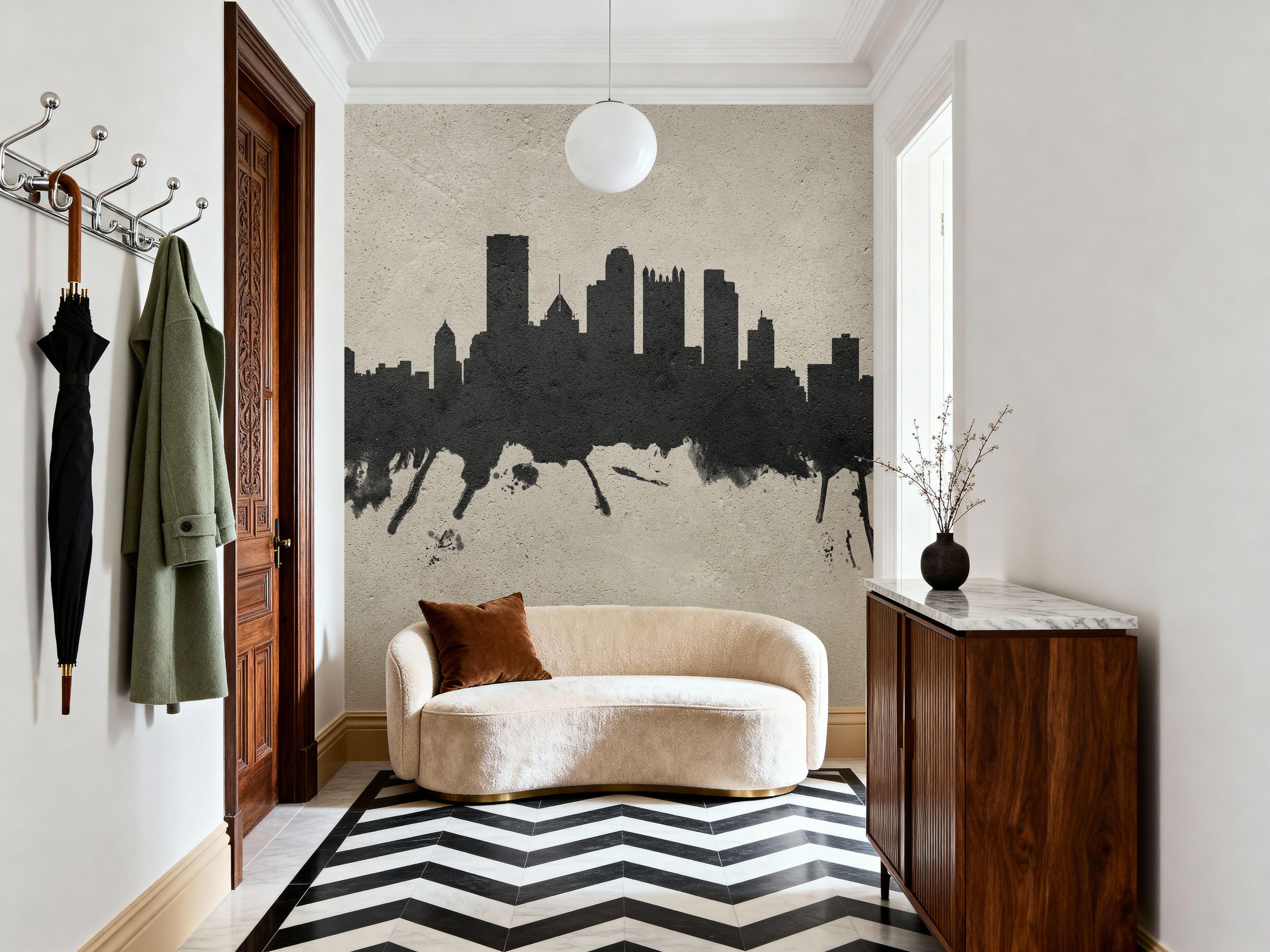 Pittsburg Pennsylvania Skyline Concrete