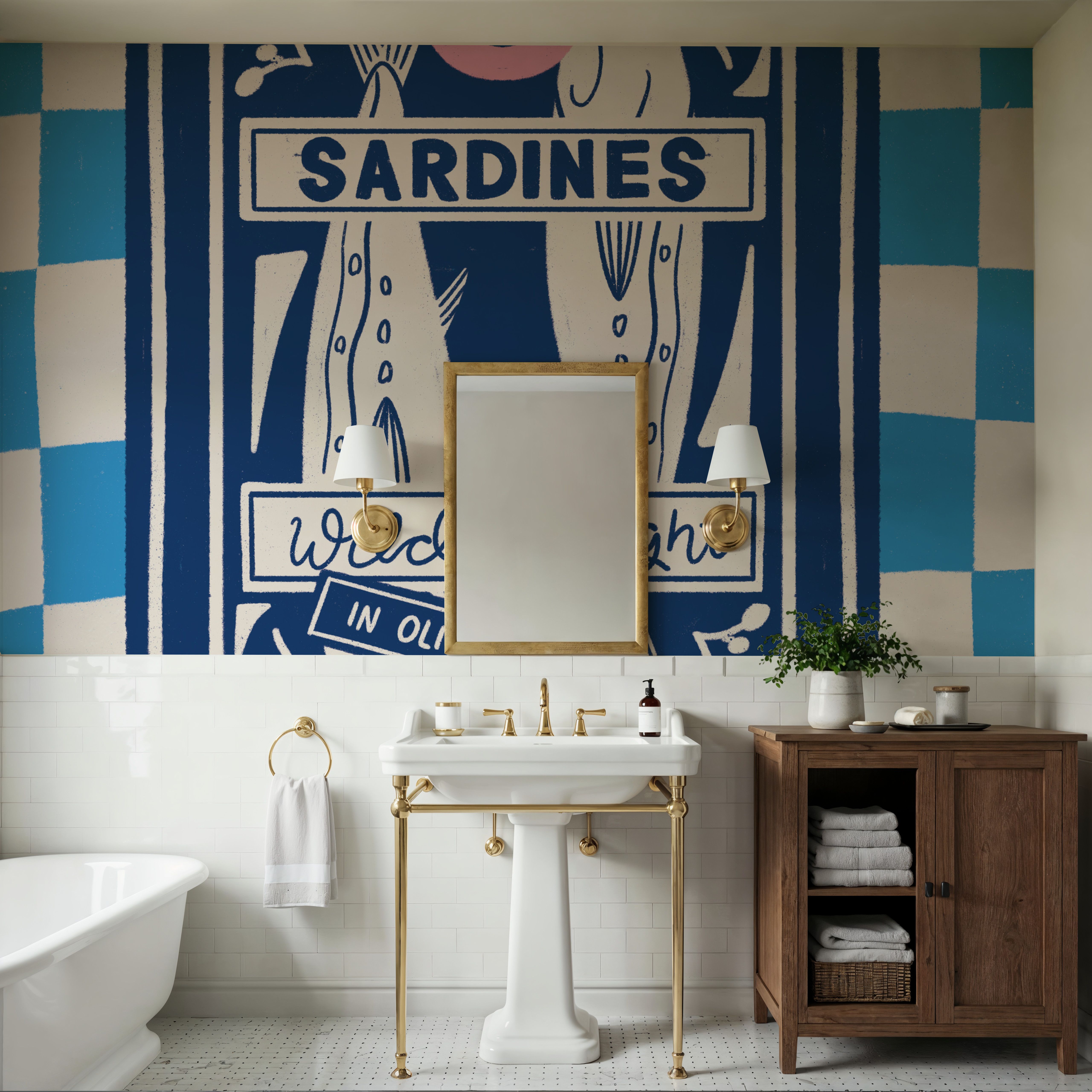 Fun Sardines I Blue