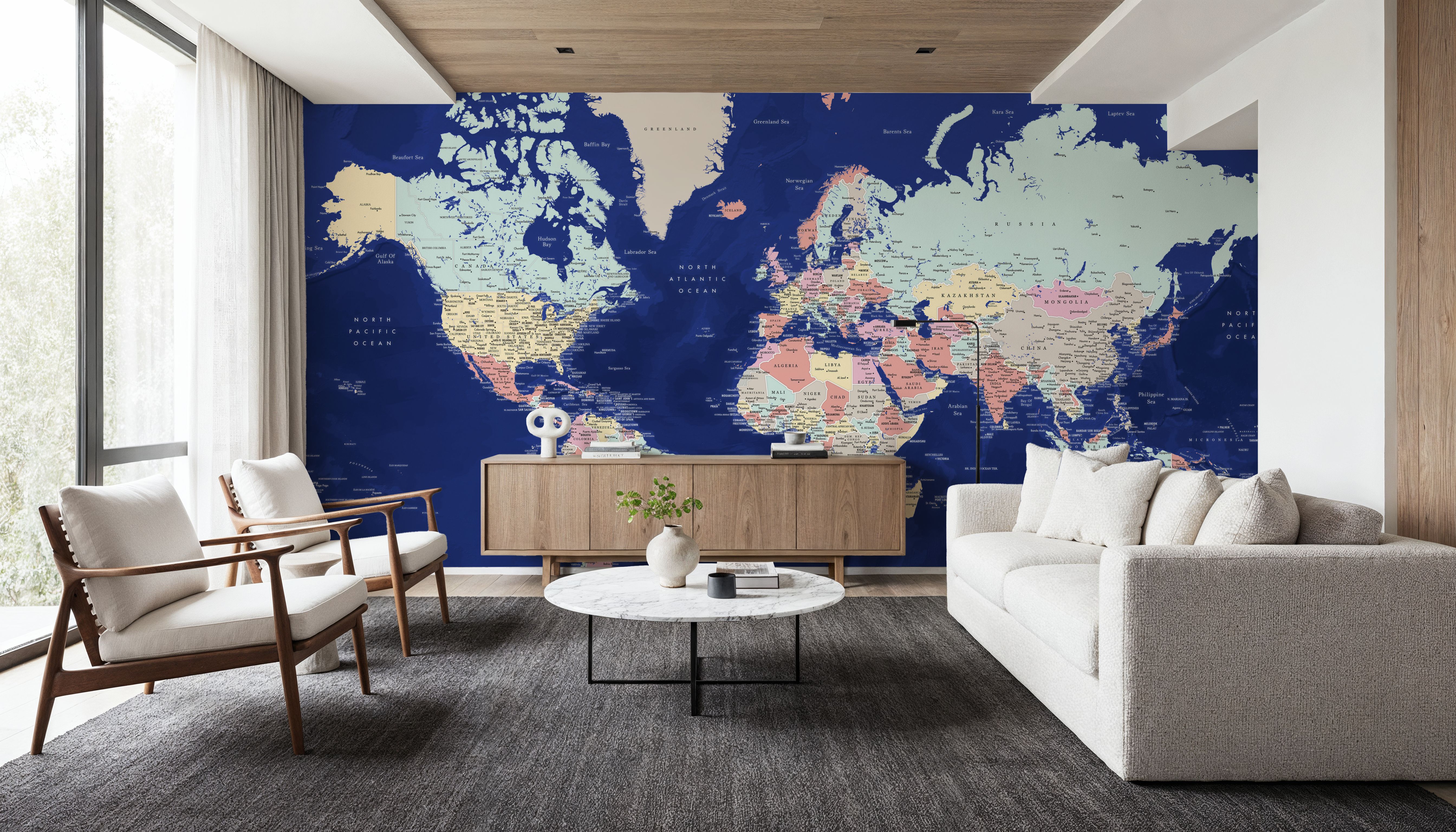 World Map Cities - Powa