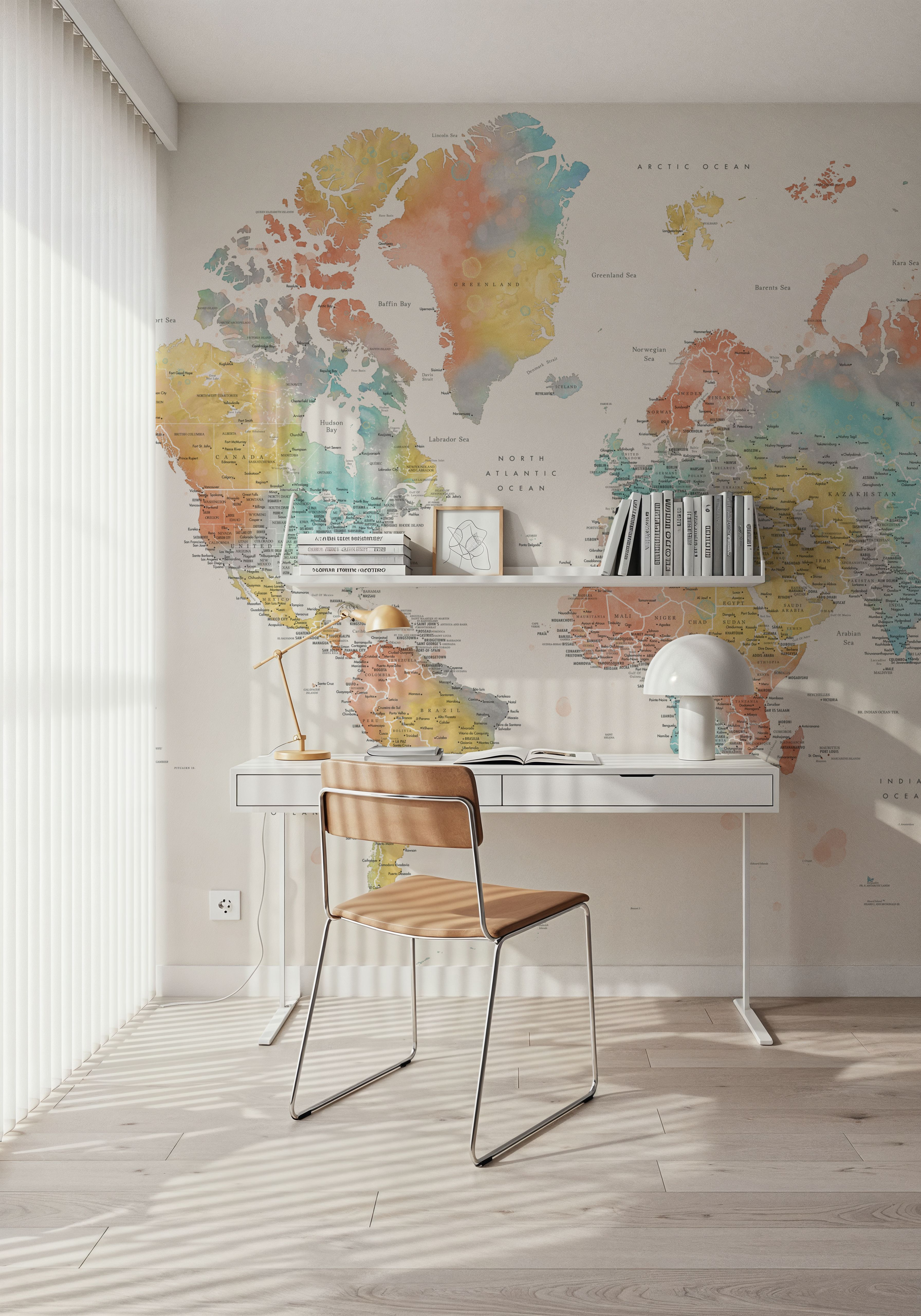 World Map Cities - Fifi