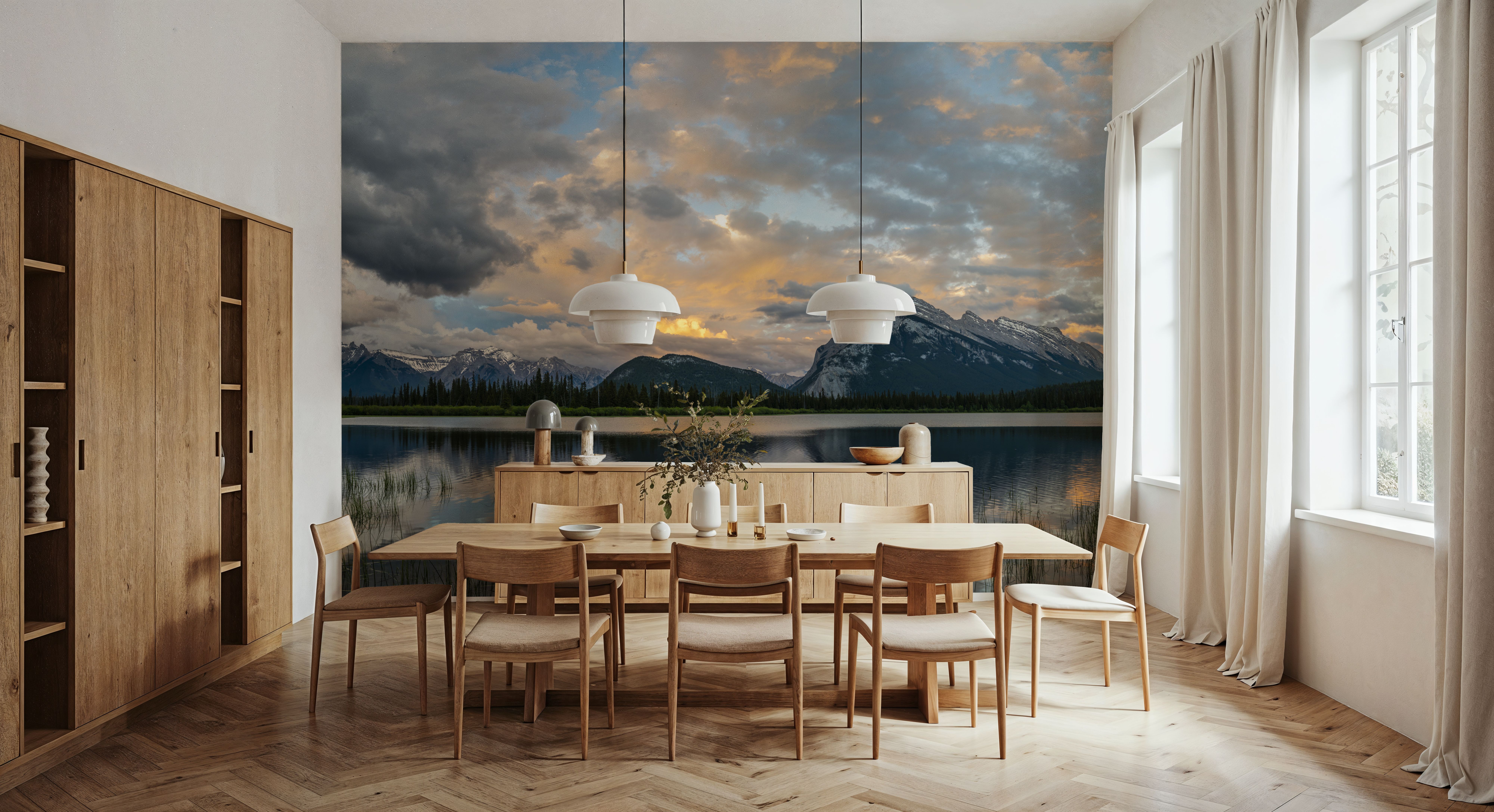 Clouds above Mount Rundle