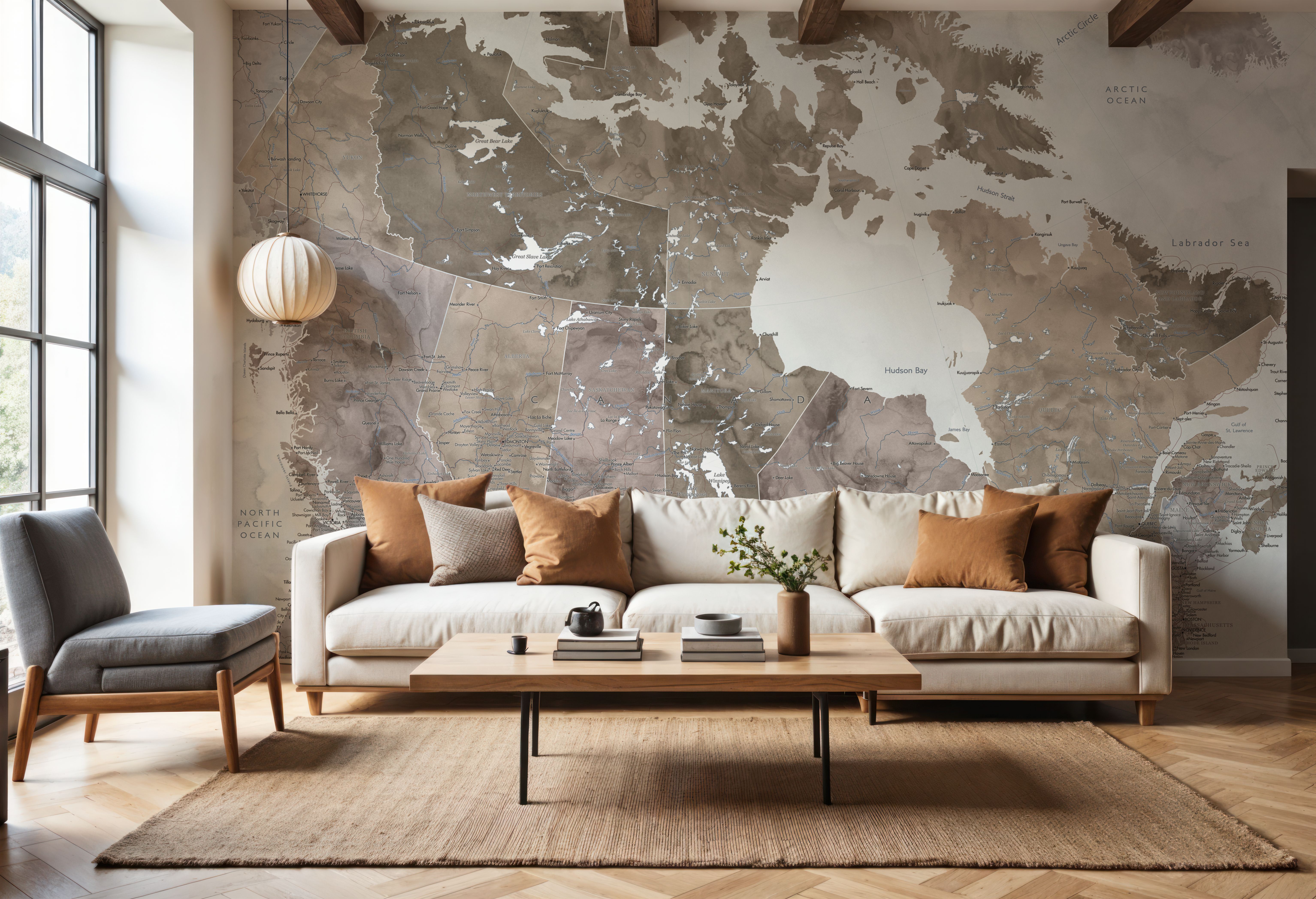 Canada Map Detailed - Abey