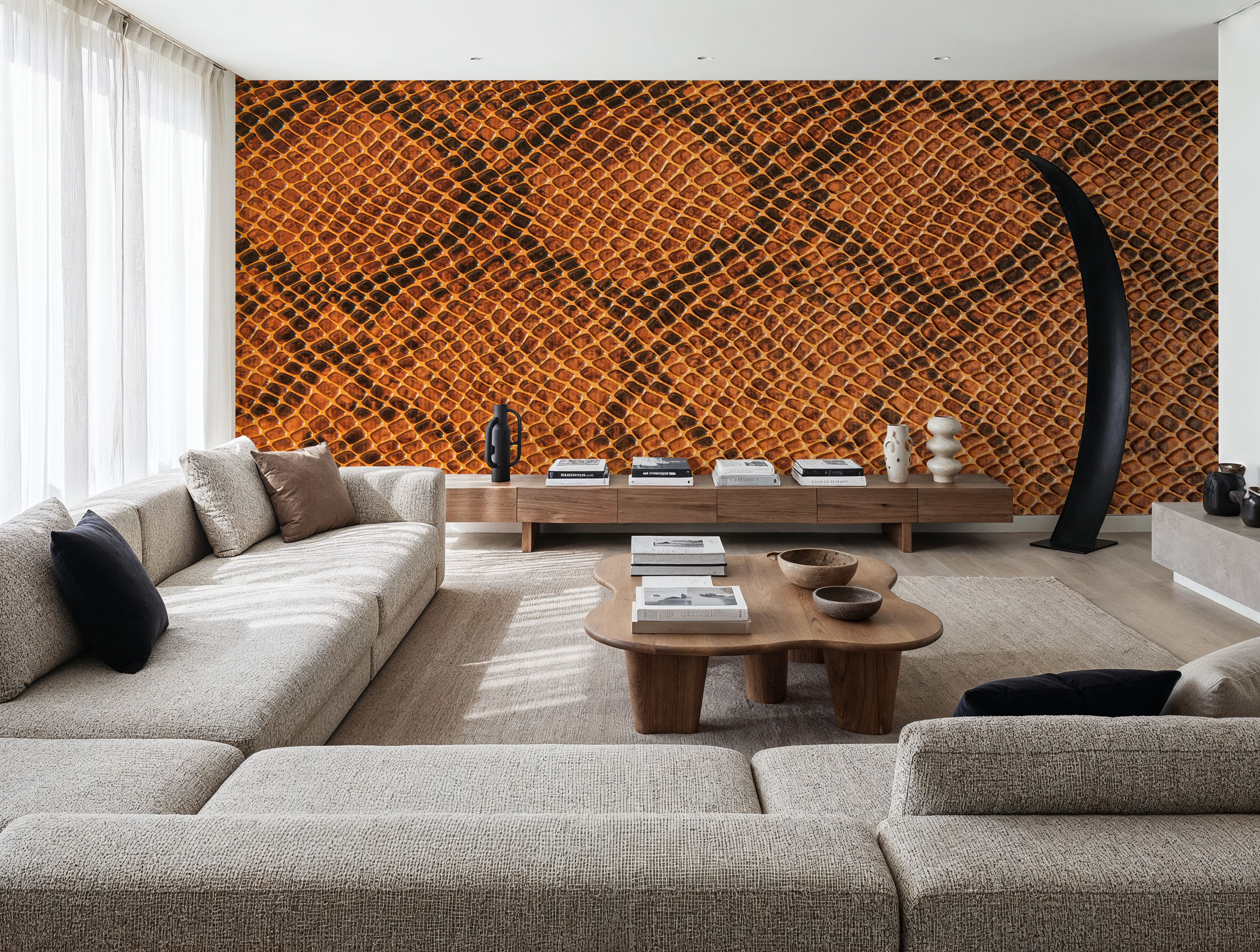 Snake Luxury, Papier peint