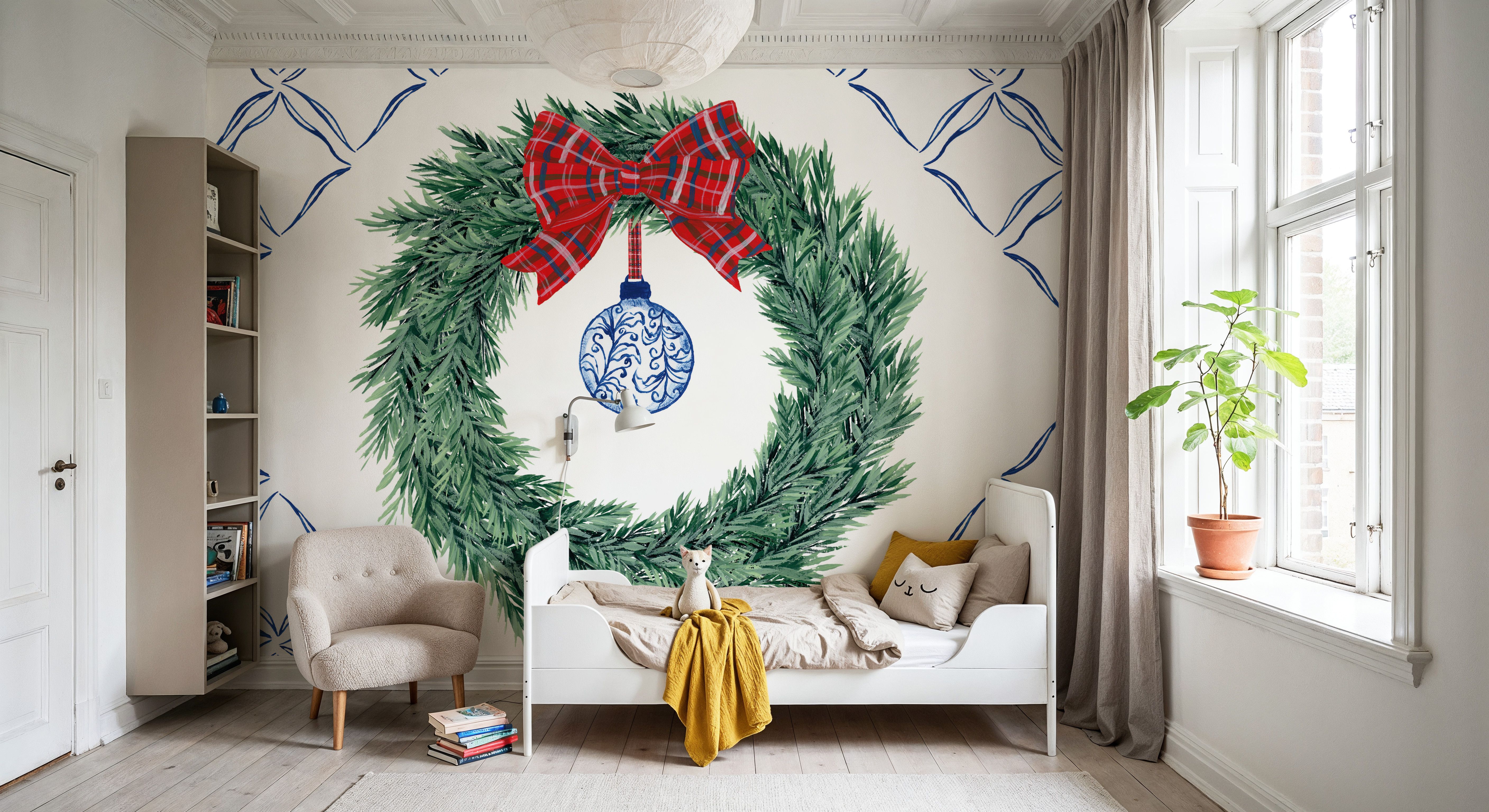 Holiday Tartan and Chinoiserie IV
