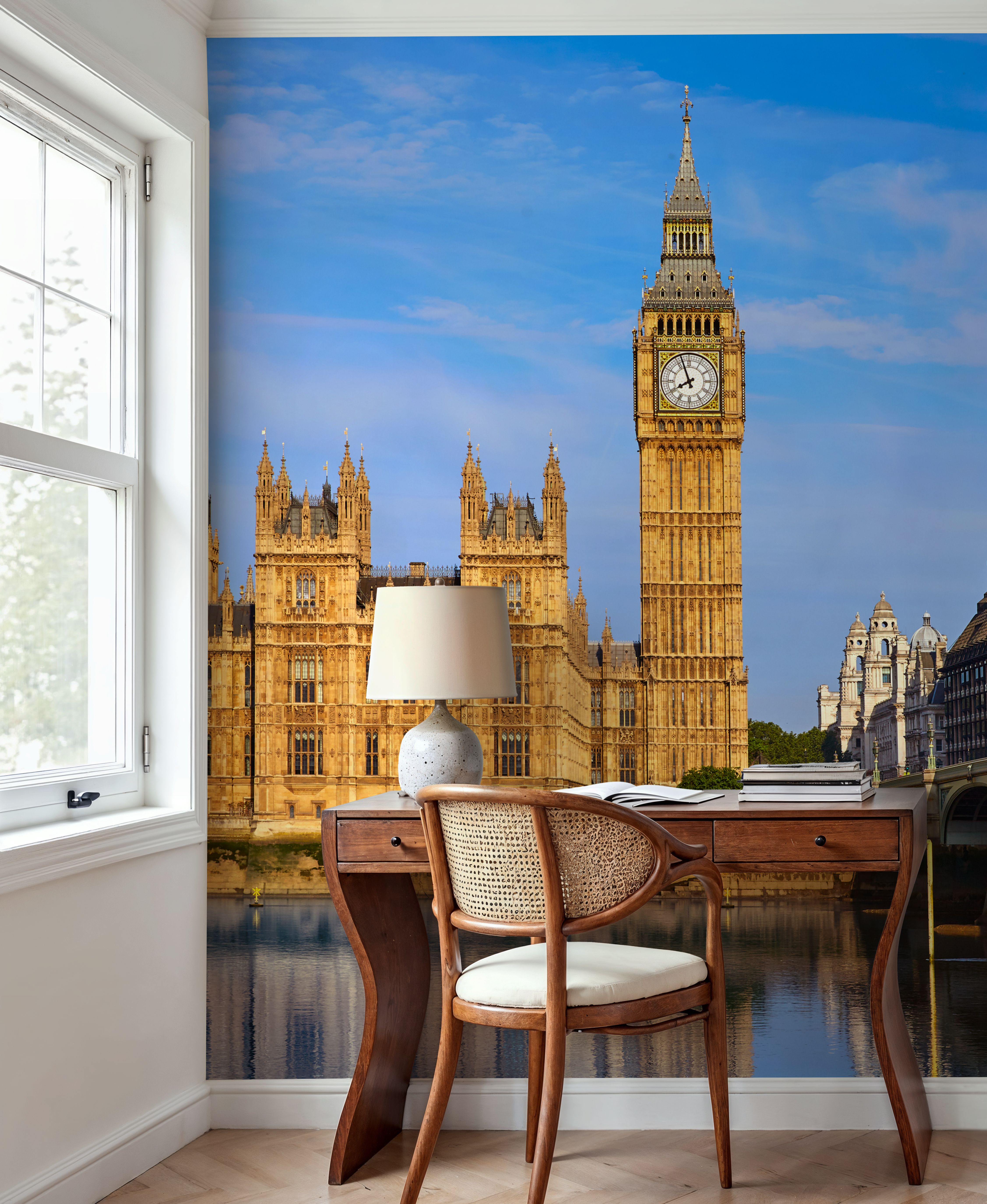 Big Ben Tower and Thames River